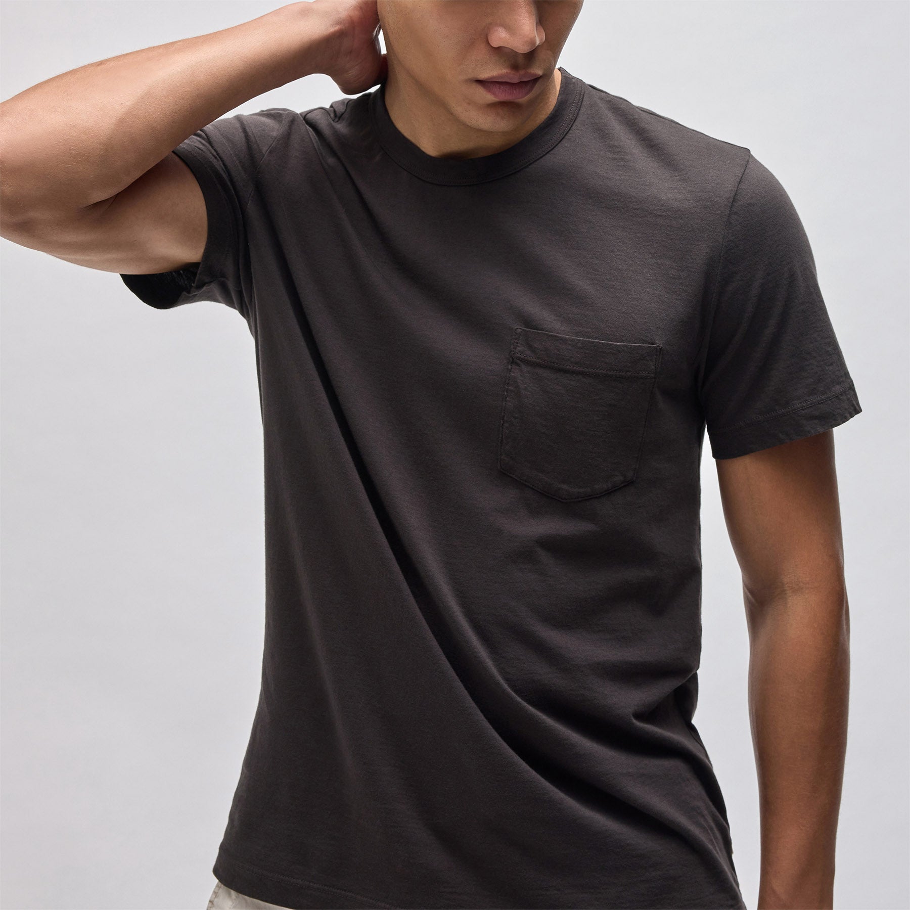 Lightweight Jersey Pocket T-Shirt for Men - Soft Breathable Cotton Tee - Casual & Athletic Wear - Perfect for Gym, Running, and Everyday Comfort