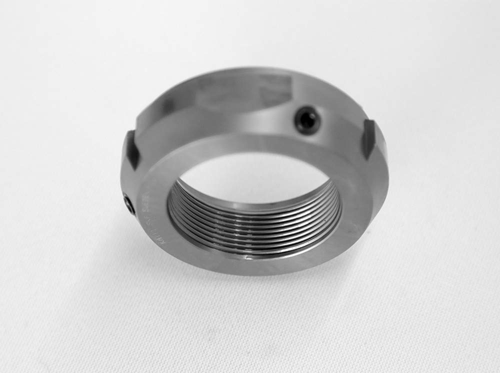 SKF KMK5 Lock Nut with Lock Washer - High Strength M5 Metric Thread Locking Nut for Industrial Machinery, Automotive & DIY Projects - Secure Fastening Solution for Vibration Resistance