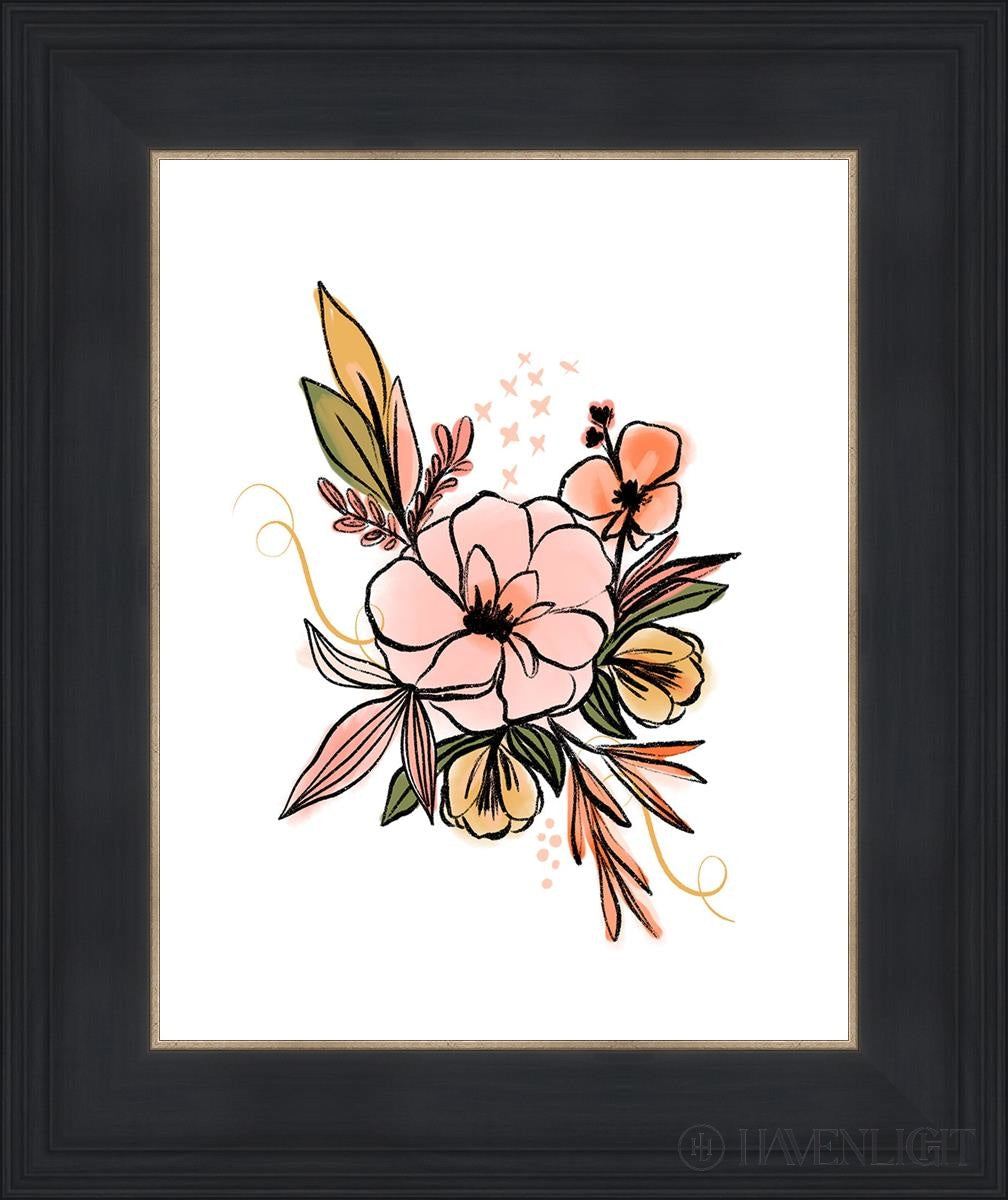 Flowers 1 By Rhonna Farrer - Beautiful Floral Art Print for Home Decor, Wall Art & Gift Ideas - Perfect for Living Room, Bedroom & Office Decorations