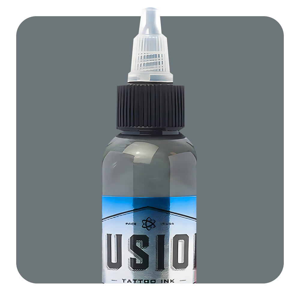 Premium Fusion Tattoo Ink - Professional Gray Bomber Shade for Tattoo Artists - Available in Multiple Sizes - Perfect for Realism, Portrait & Black & Grey Tattoos