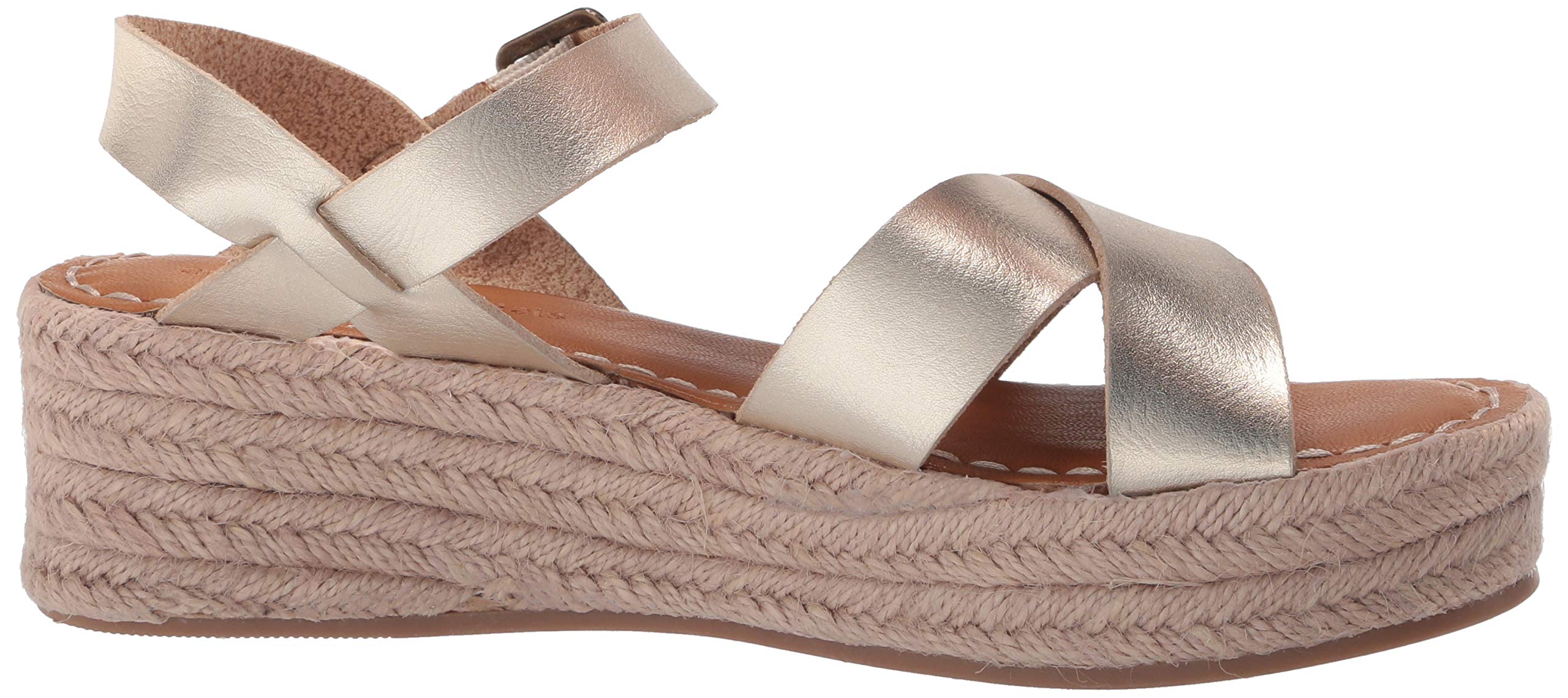Amazon Essentials Women's Flatform Espadrille Sandals - Comfortable Summer Wedge Shoes with Jute Sole | Perfect for Beach, Vacation & Casual Outfits