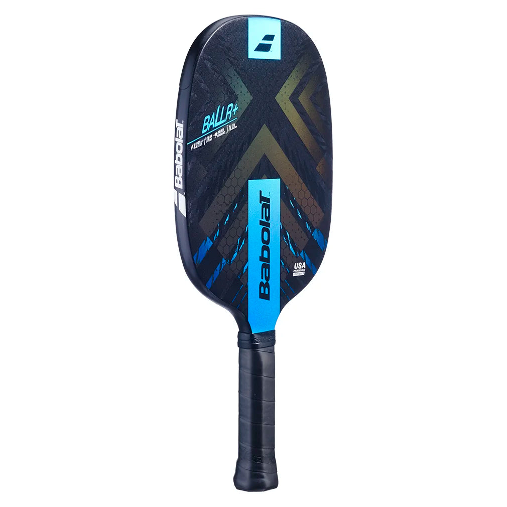Premium BALLR+ Pickleball Paddle - Blue & Black Design - Lightweight & Durable for Competitive Play - Perfect for Outdoor & Indoor Court Games