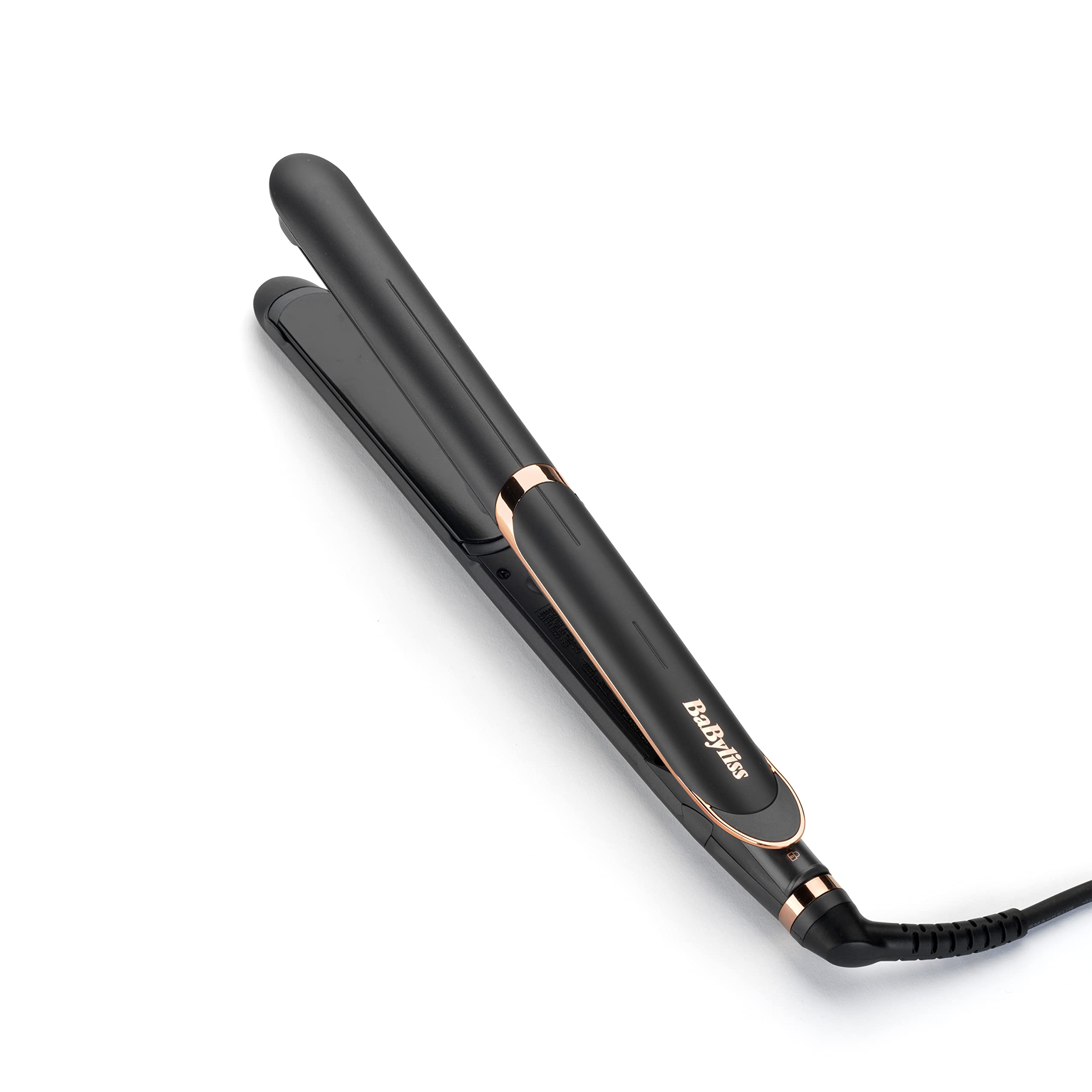 BaByliss Smooth Pro 235 Hair Straightener - Ionic Ceramic Flat Iron with 6 Heat Settings (140°C-235°C) for Salon-Quality Smoothing & Frizz Control | Perfect for Home Use, Travel & Professional Styling