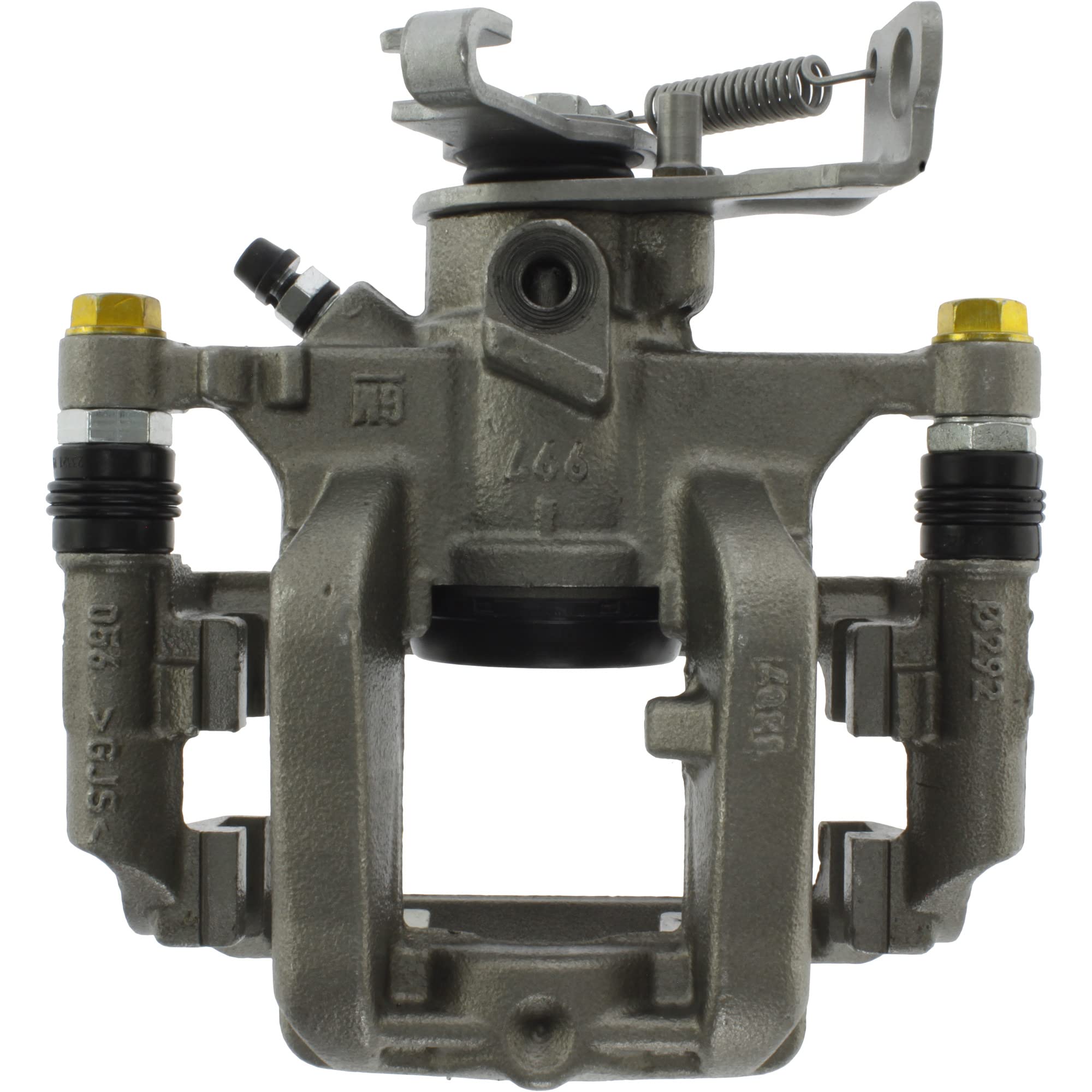 Centric 141.62640 Semi-Loaded Brake Caliper Assembly - Includes Housing, Bracket, Cable Guide, Lever & Spring - Perfect for Car Brake System Repair & Maintenance