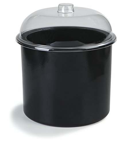 CFS CM101203 Coldmaster 3 Gallon Insulated Ice Cream Server with Lid - Black | Commercial & Home Use for Ice Cream, Gelato, Frozen Desserts