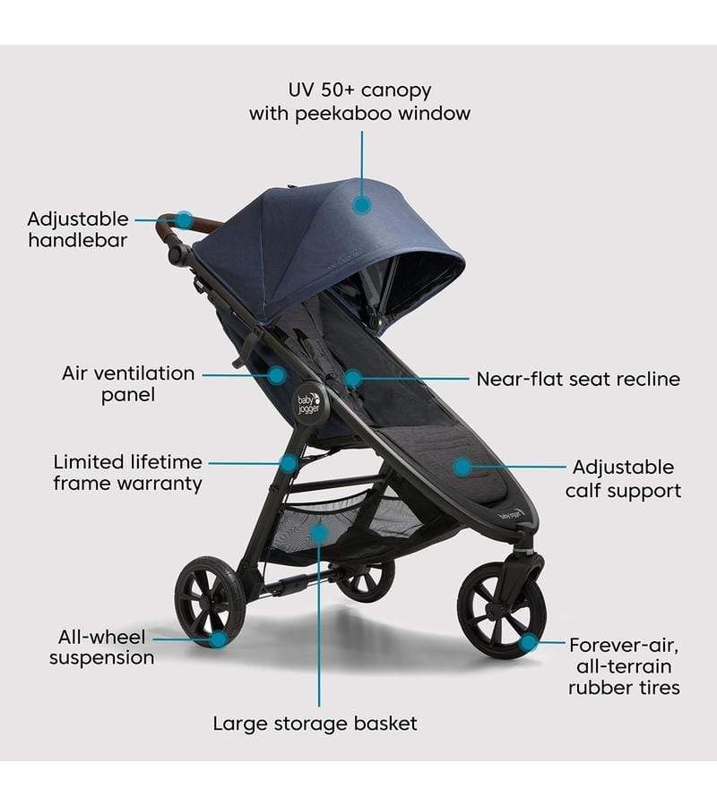 Baby Jogger City Mini GT2 Stroller - Lightweight All-Terrain Stroller for Toddlers | Perfect for Running, Travel & Outdoor Adventures