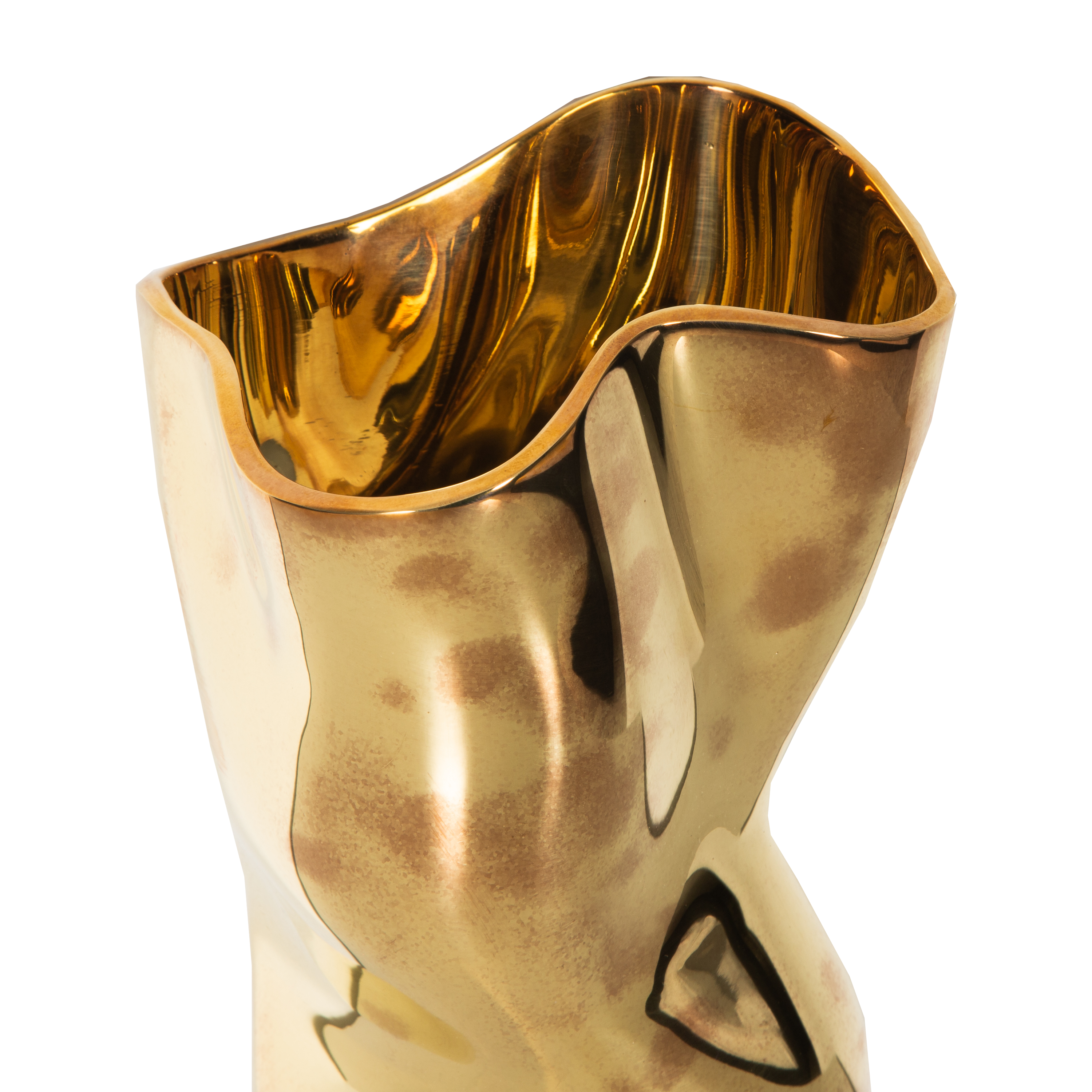Ostrea 25 Vase - Modern Ceramic Flower Vase for Home Decor, Wedding Centerpiece & Office Tabletop Decoration