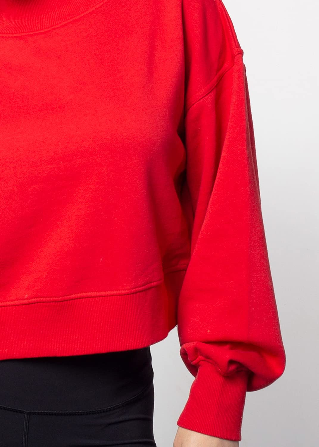 Chicka-D Women's Haily Sweatshirt - Cozy Fleece Pullover for Casual Wear, Lounge & Fall Outfits | Soft Comfortable Long Sleeve Top for Women