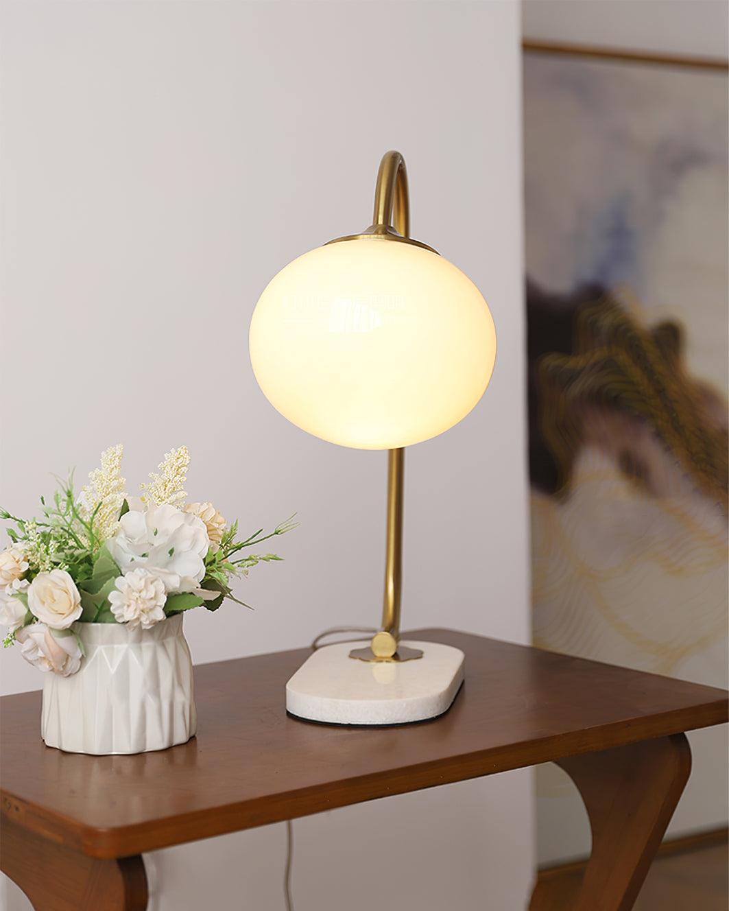 Marshmallow Table Lamp - Soft Glow LED Night Light for Bedroom, Nursery, Living Room - Cozy Ambiance & Decorative Home Lighting
