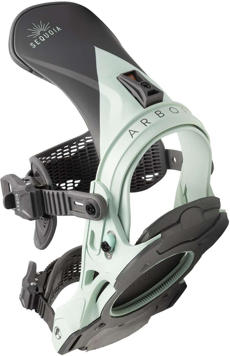Arbor Women's Sequoia Snowboard Bindings 2023 - Premium Adjustable Bindings for All-Mountain Riding | Perfect for Freestyle & Powder Snowboarding