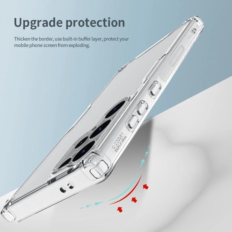 Nillkin Galaxy S24 Ultra Case | Nature TPU Pro Silicone Phone Cover | Shockproof & Anti-Scratch Protection | Perfect for Outdoor Activities & Daily Use