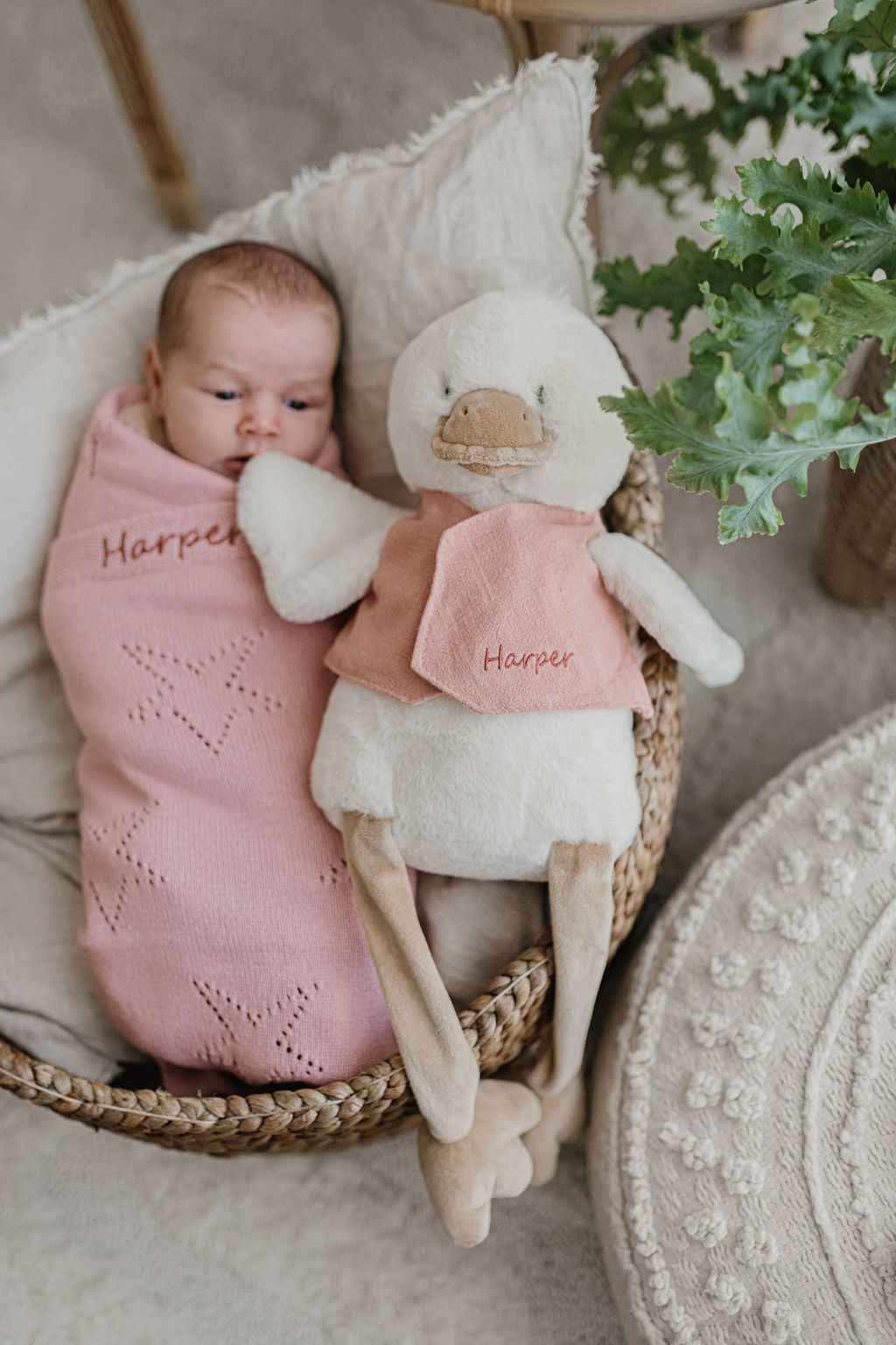 Big Bill the Duck Pink Plush Toy - Soft & Cuddly Stuffed Animal for Kids, Perfect for Gifts, Nursery Decor & Playtime Fun