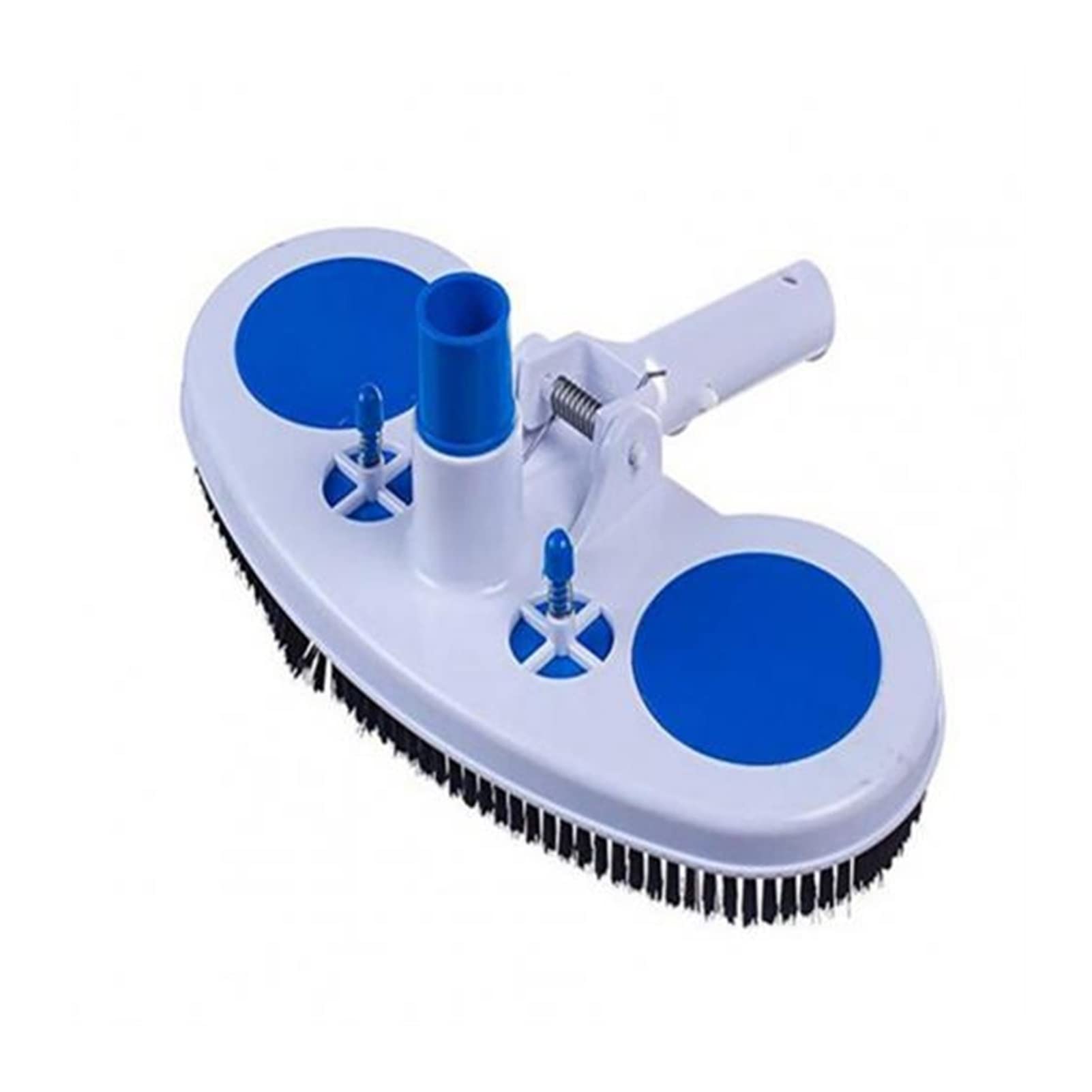 NHJYKJ Swimming Pool Vacuum Cleaner Head Replacement - Detachable Fountain & Fish Pond Cleaner Brush with Suction - Blue & White Pool Cleaning Tool for Inground & Above Ground Pools (Perfect for Weekly Maintenance and Algae Removal)