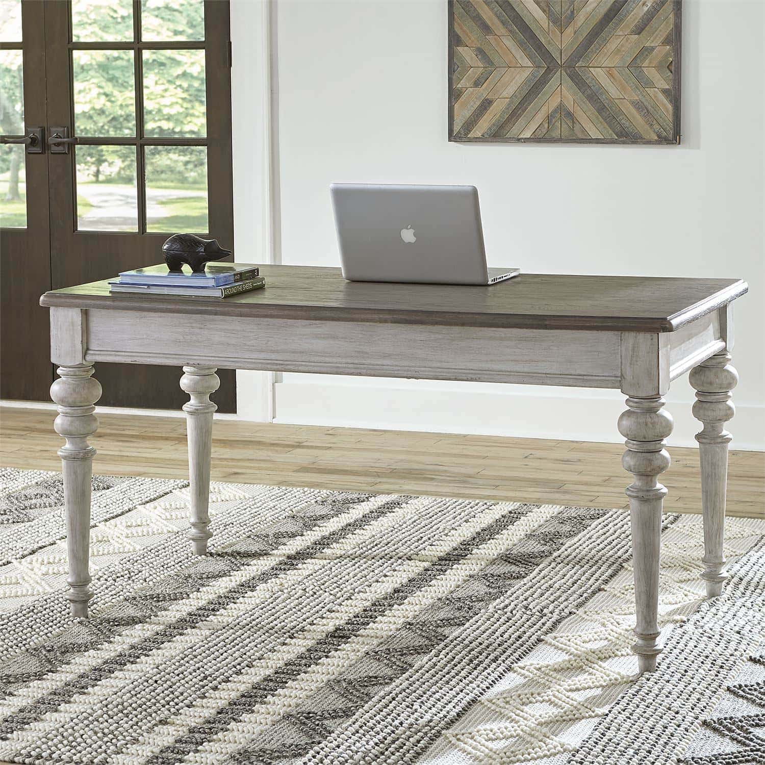 Heartland Writing Desk - Classic Wooden Home Office Desk with Drawers for Study & Work | Perfect for Small Spaces, Home Office & Dorm Rooms