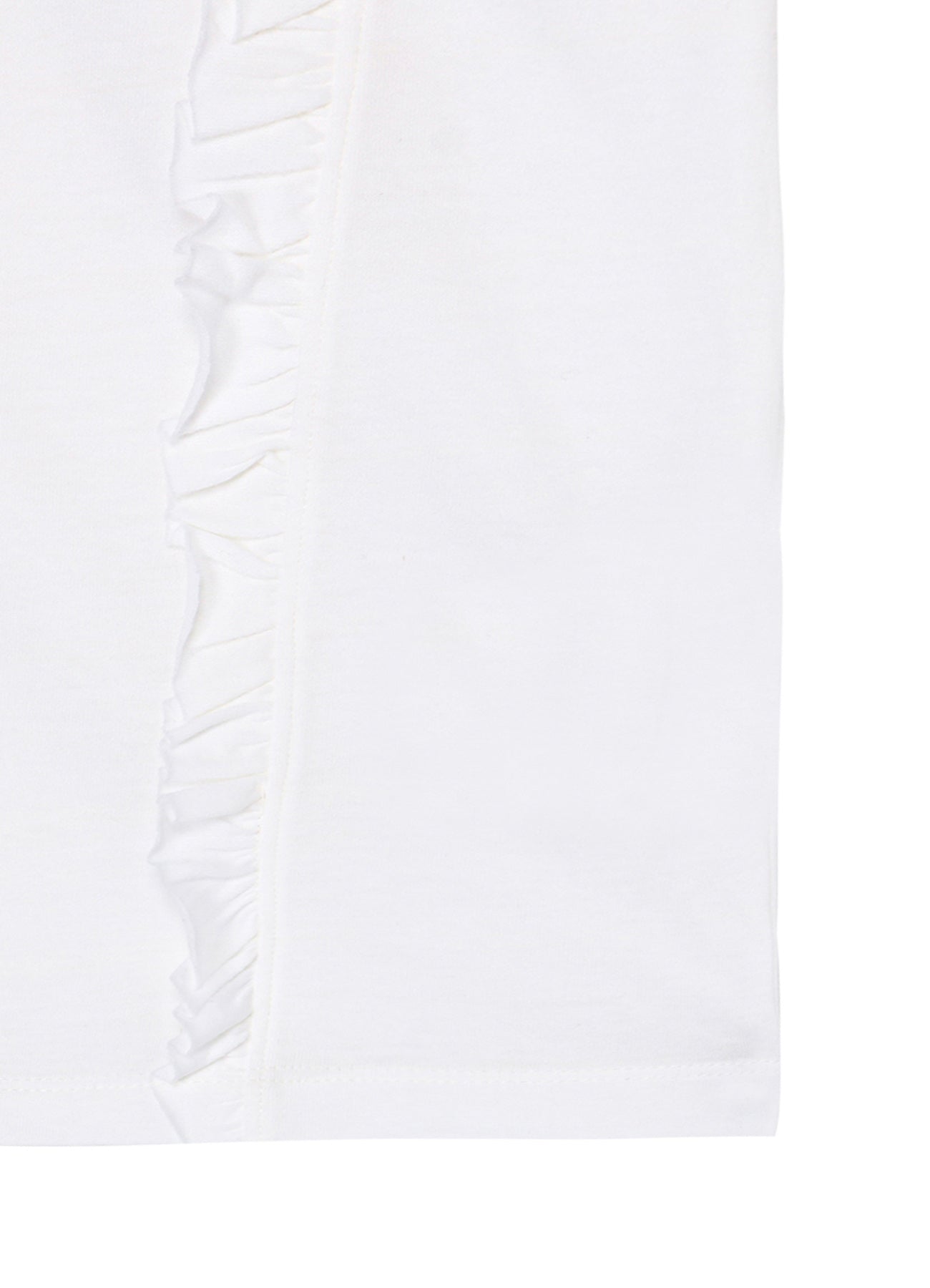 Cotton Jersey Frill T-Shirts for Women - Soft & Stylish Casual Tees for Everyday Wear, Outings & Layering