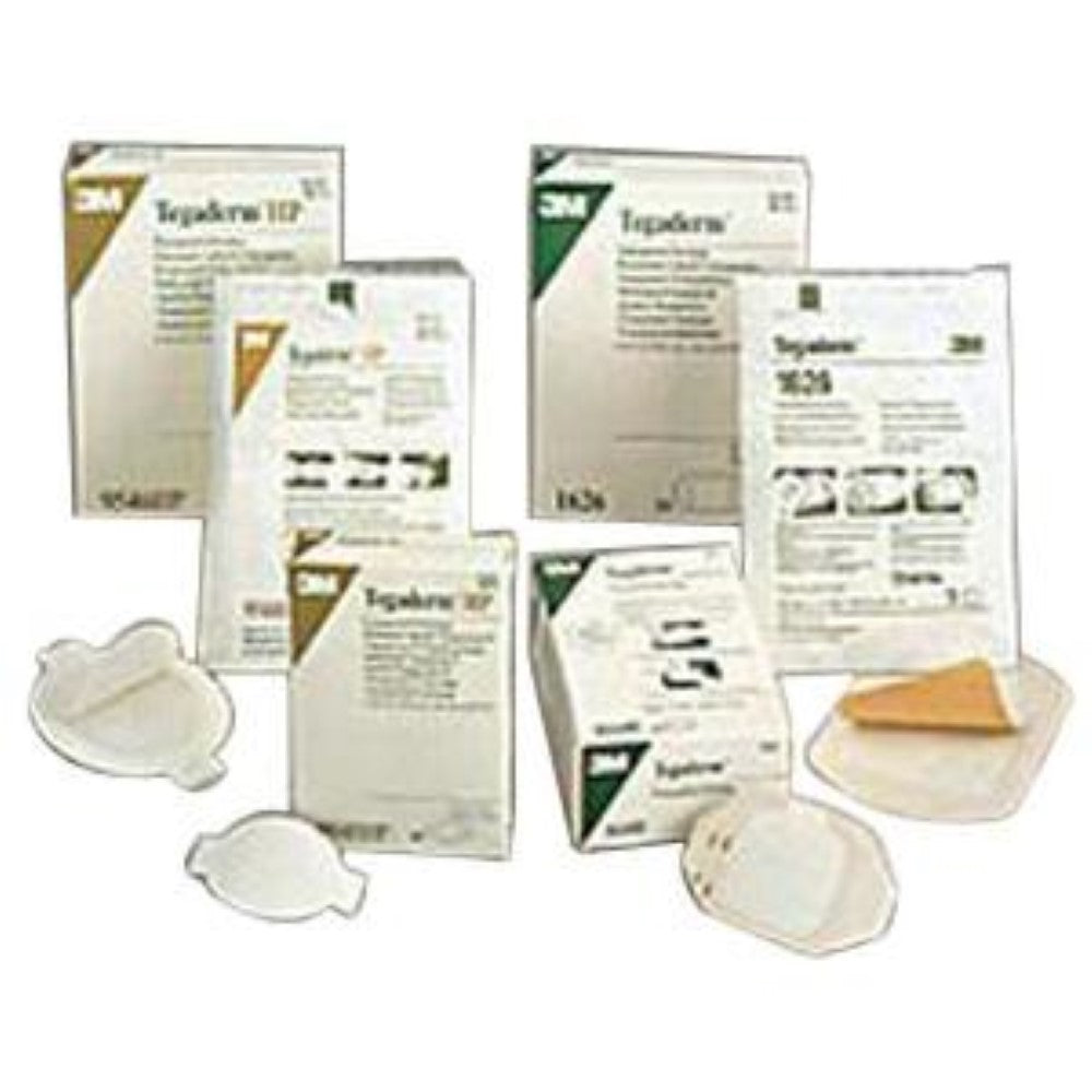 3M Tegaderm HP Transparent Film Dressing for Babies & Kids - Sterile, Waterproof, Latex-Free (2 3/8