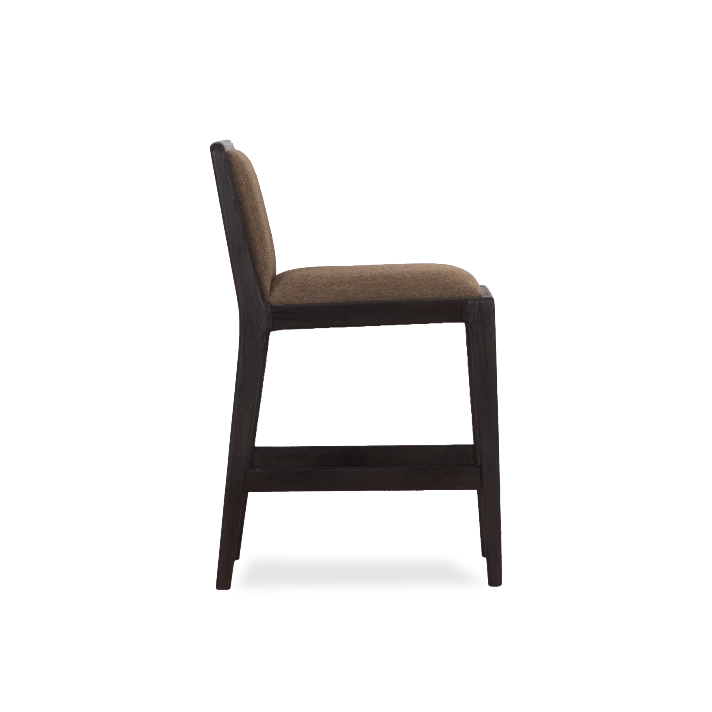 Modern Frame Counter Stool - Adjustable Height Bar Stool for Kitchen Island, Breakfast Nook & Home Bar - Comfortable Backless Stool with Sturdy Metal Frame