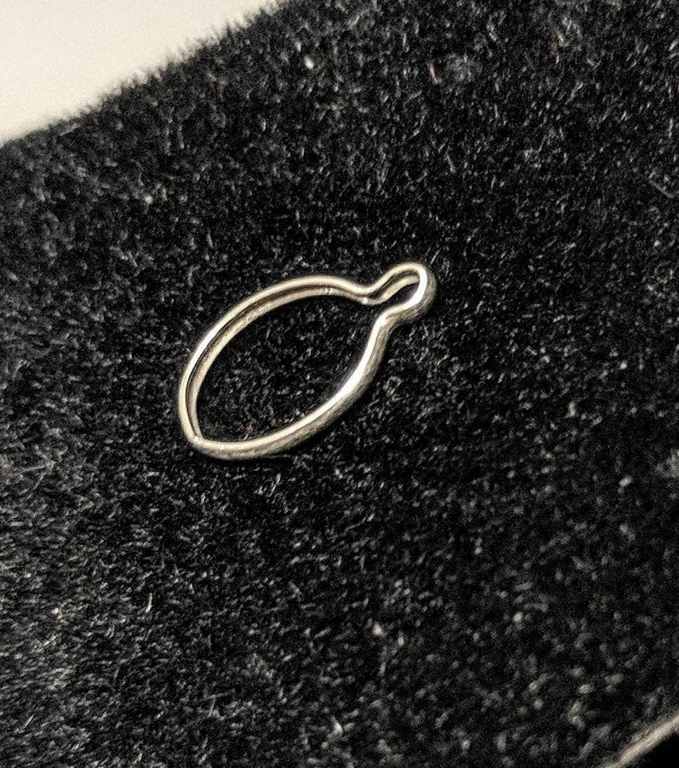 5x3mm 14x10mm Oval Solid Sterling Silver or Yellow Gold Filled Wire Bezel Dangle Setting for Faceted Cabochon - Perfect for Wire Wrapping, Jewelry Making & DIY Pendants