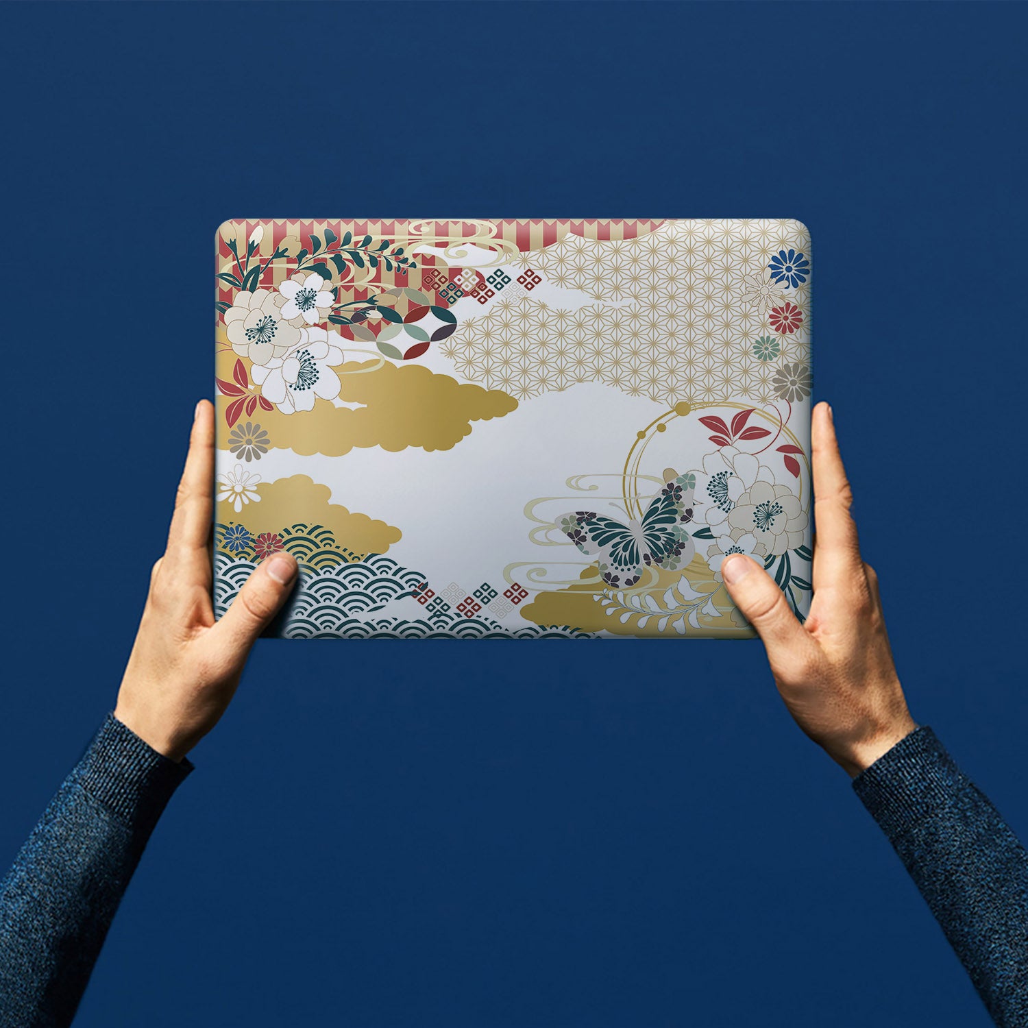 Japanese Pattern Surface Laptop Case - Stylish & Protective Cover for Microsoft Surface Laptops - Perfect for Work, Travel & School