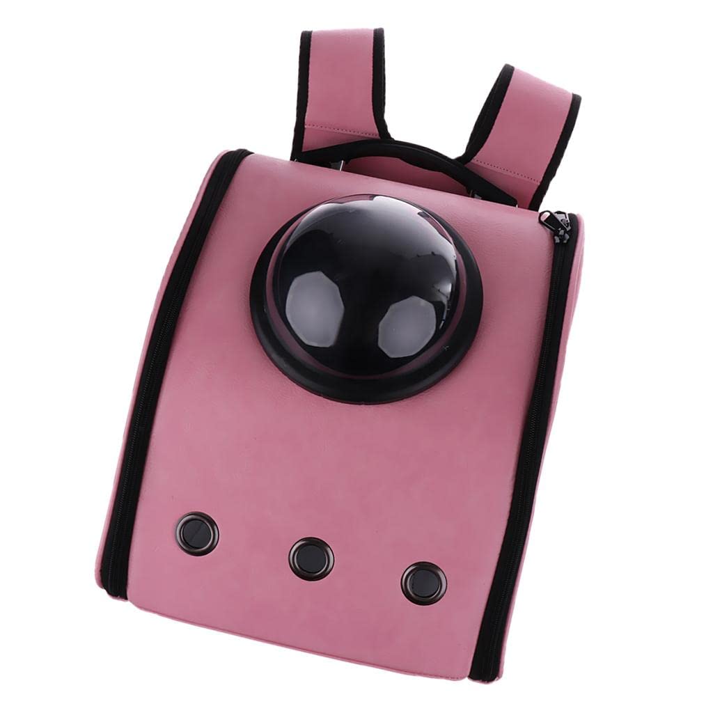 Enakshi Astronaut Capsule Pet Carrier Backpack - Pink Space-Themed Travel Bag for Dogs & Cats | Portable Pet Carrier for Airplane, Car, Hiking & Outdoor Adventures | Pet Supplies & Dog Accessories
