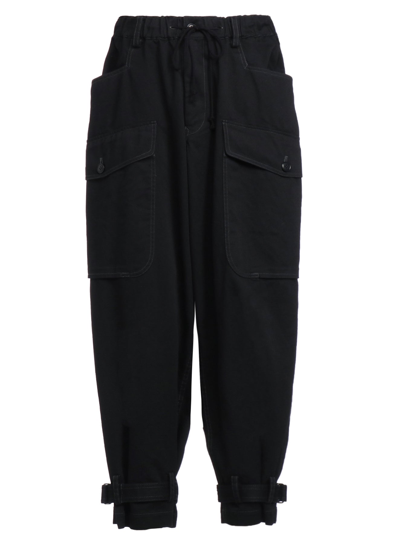 Men's Cotton Drill Cargo Pants with Belted Hems - Durable Workwear & Outdoor Adventure Pants for Hiking, Camping & Casual Wear