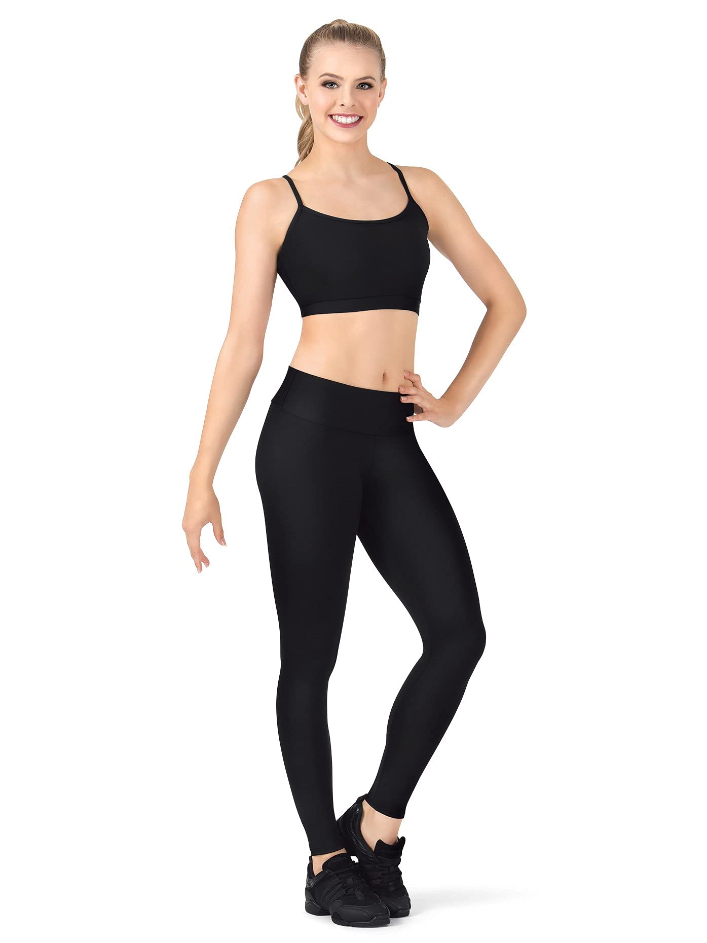 Women's High Waist Compression Leggings for Yoga, Workout & Dance - Tummy Control Fitness Pants for Running, Gym & Activewear