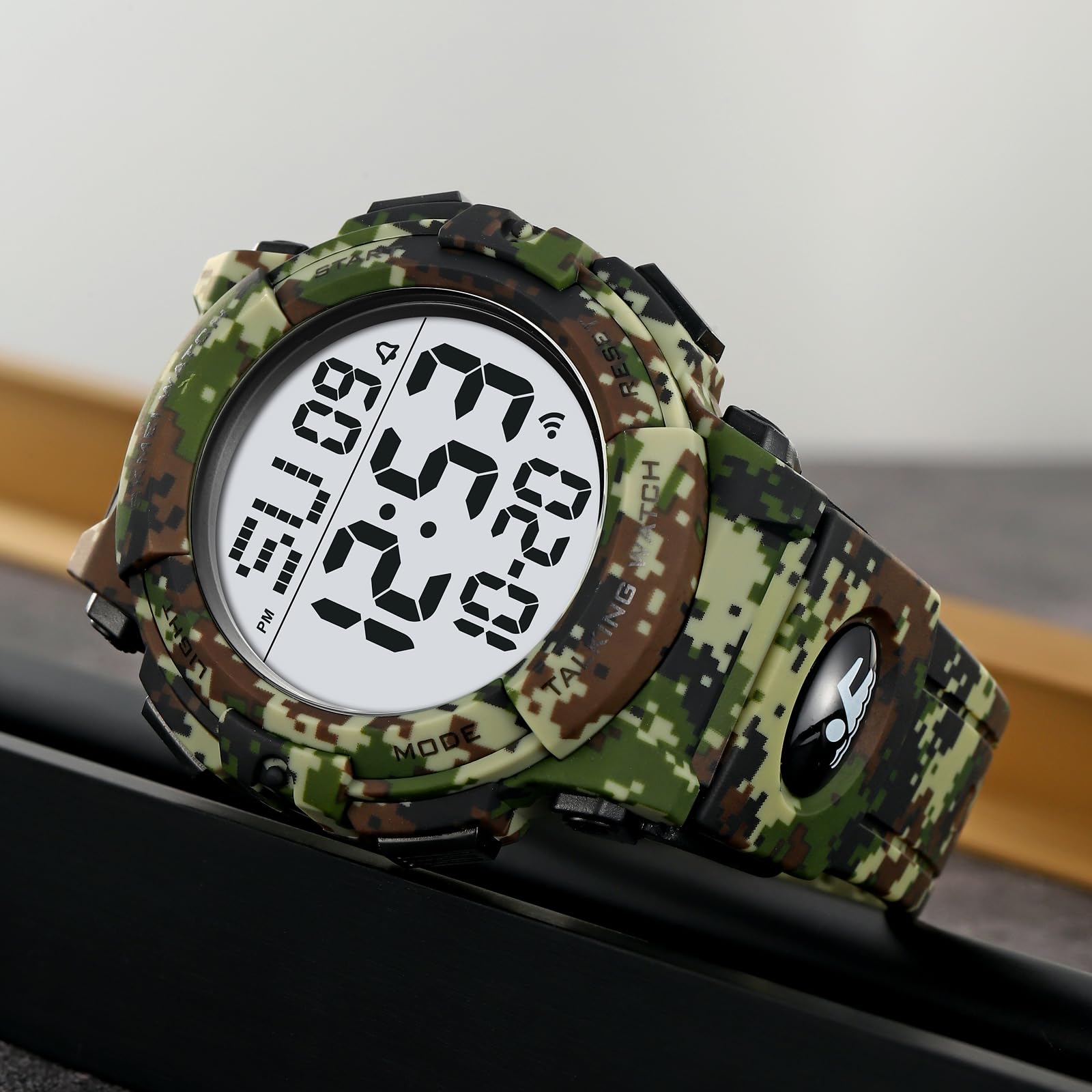 FANMIS Men's Military Digital Watch - 50M Water Resistant, LED Backlight, Multifunction Sports Watch for Outdoor, Running & Hiking - Unisex Electronic Watch for Men & Women