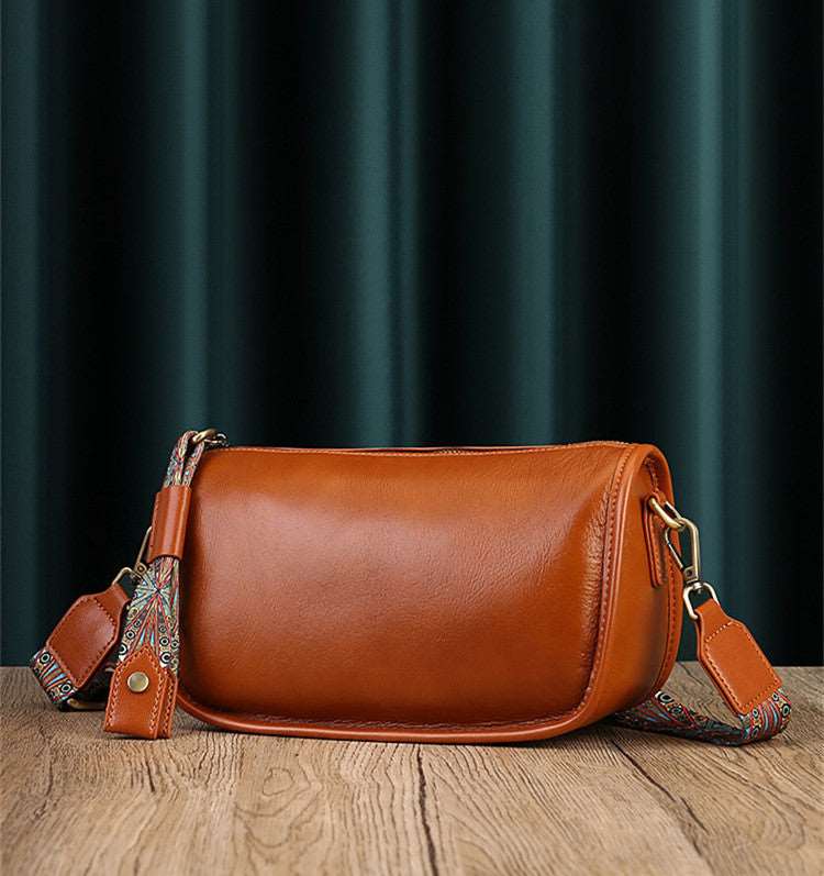 Stylish Small Leather Sling Bag for Women & Men - Crossbody Shoulder Bag with Adjustable Strap - Perfect for Travel, Shopping & Daily Use