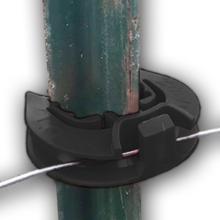 LockJawz (25 Pack) Electric Fence T Post Insulators - Heavy Duty Plastic Insulators for Livestock Fencing, Farm & Ranch Use - Perfect for Electric Fence Installation on Wooden or Metal T-Posts