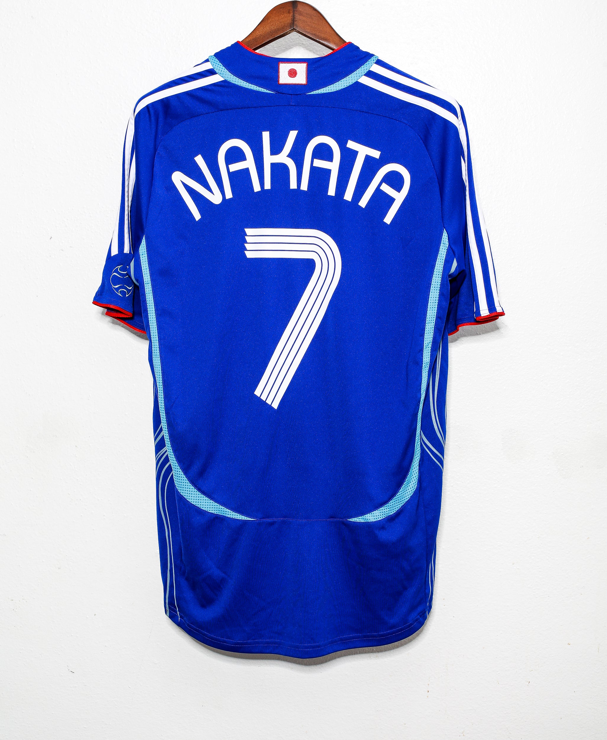 2006 Japan Home #7 Nakata (L) - Authentic Vintage Soccer Jersey for Collectors & Fans - Perfect for Matches, Cosplay & Memorabilia Display