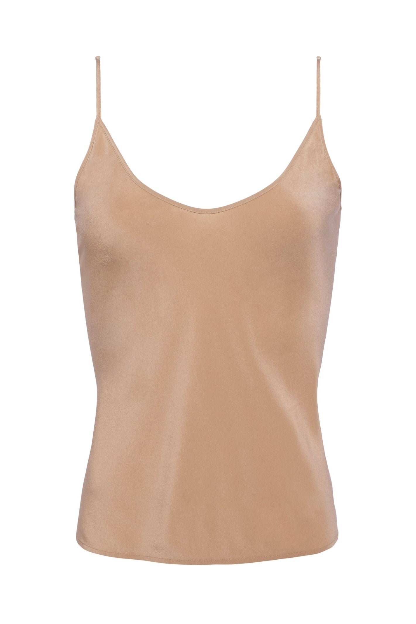 L'Agence Lexi Silk Camisole Top - Women's Luxury Satin Slip Dress for Nightwear & Layering