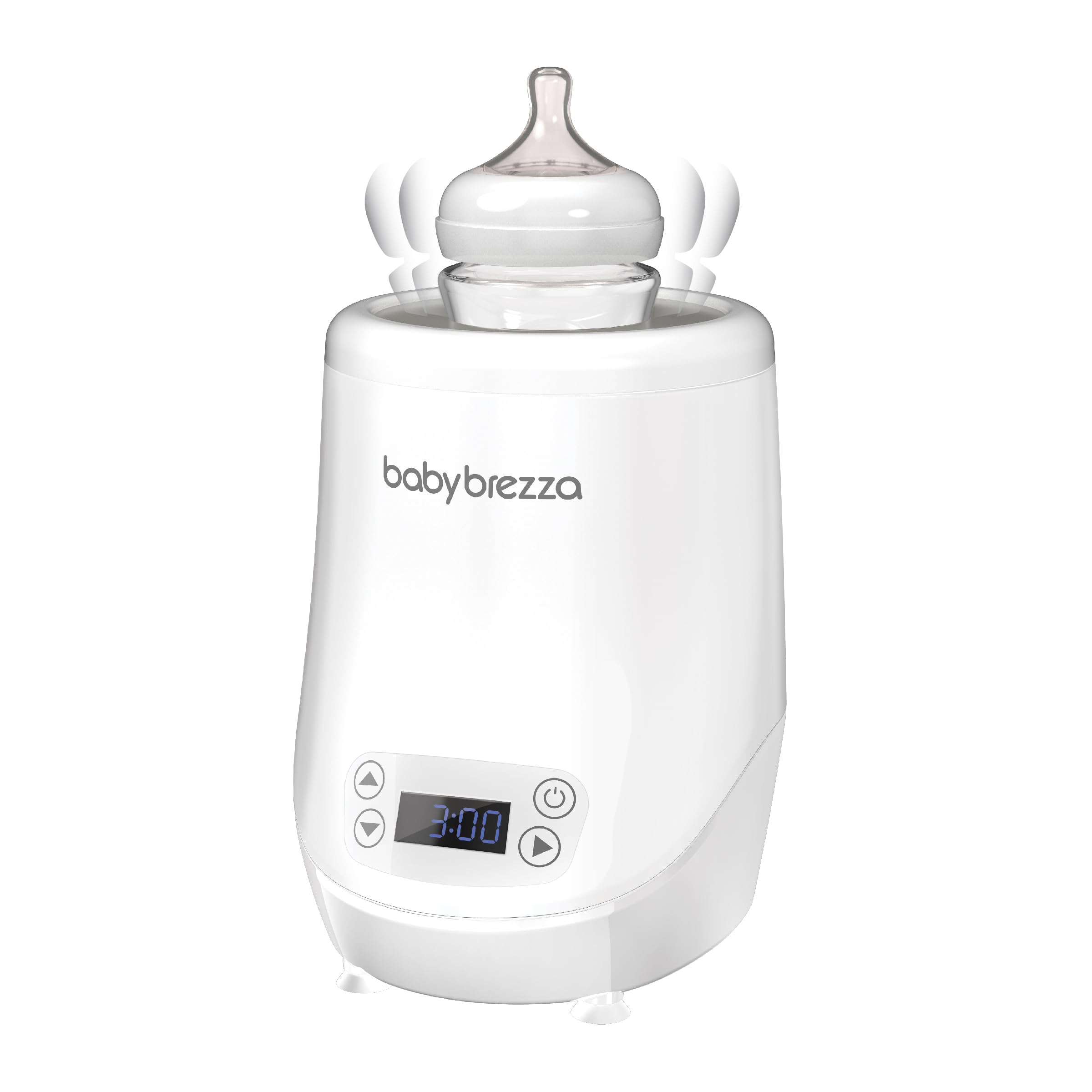 Baby Brezza AirSwirl Waterless Bottle Warmer for Breastmilk & Formula - Fast, Safe Warming Preserves Nutrients - Perfect for Night Feedings & Travel