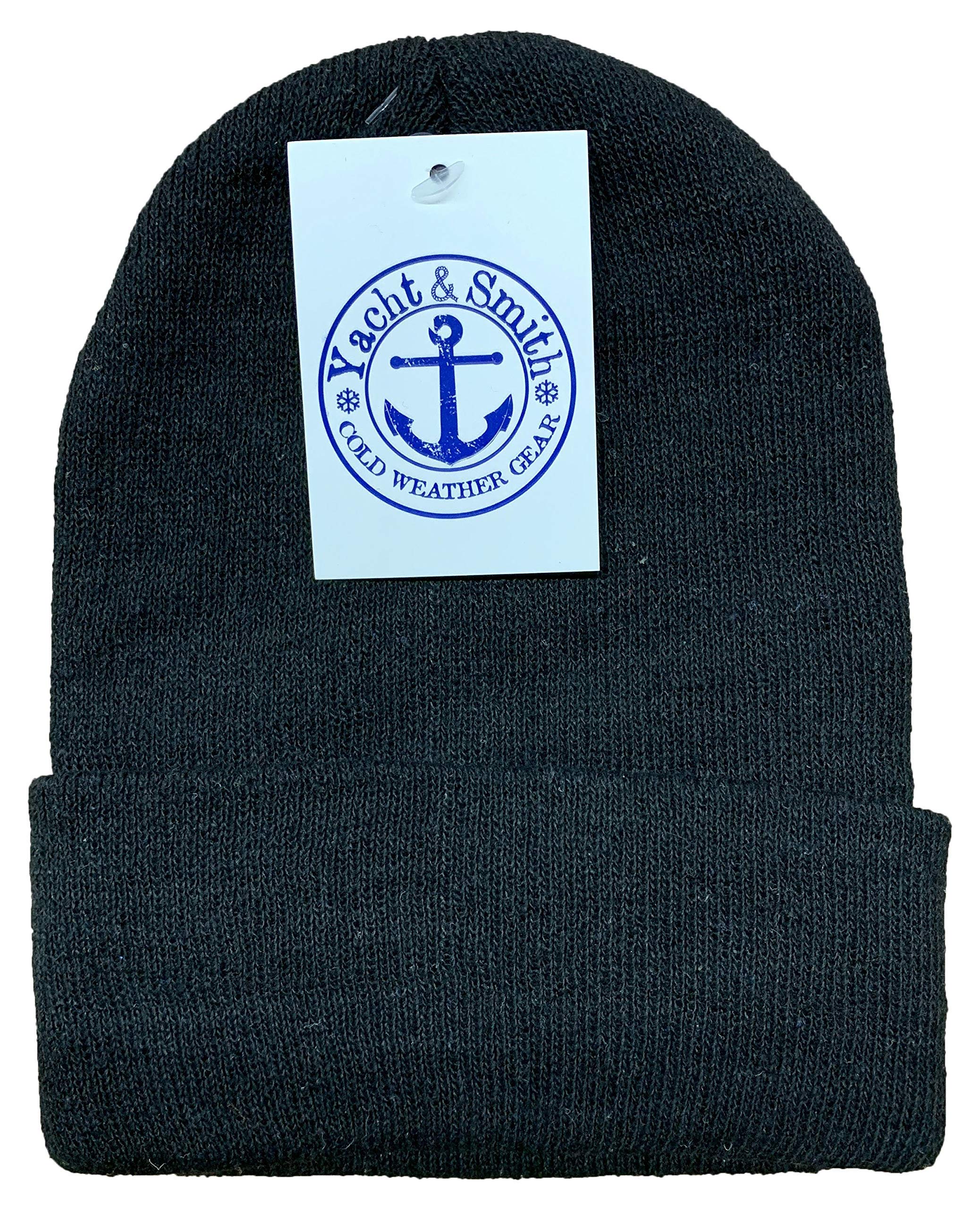 Yacht & Smith Wholesale Winter Beanie & Glove Sets for Kids & Adults - Bulk Pack for Homeless Donations, Shelters & Cold Weather Protection