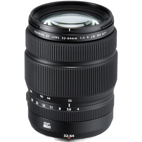 FUJIFILM GF 32-64mm f/4 R LM WR Lens - Medium Format Zoom Lens for GFX Cameras - Perfect for Landscape, Portrait & Travel Photography