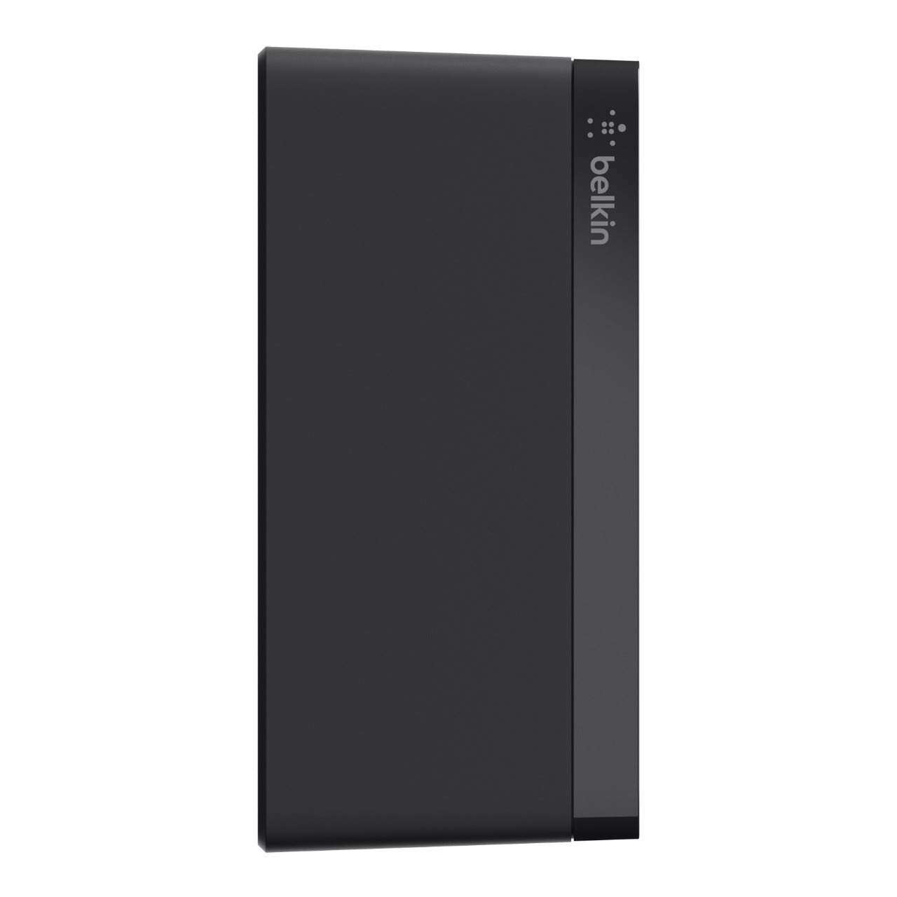 Belkin USB-C 4-Port Mini Hub with Tethered Cable - Compact USB-C Hub for MacBook Pro, Chromebook Pixel & USB-C Laptops - Perfect for Home Office, Travel & Multi-Device Charging (Black)
