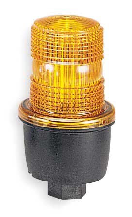 Low Profile Amber LED Warning Light - High Visibility Safety Beacon for Trucks, Construction, and Emergency Vehicles
