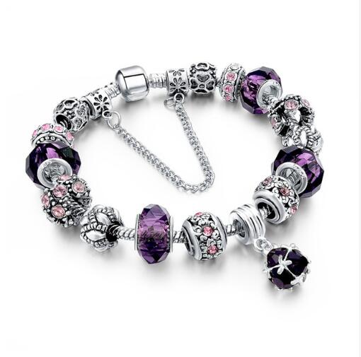 Elegant Crystal Beads & Snake Chain Charm Bracelets for Women - Stylish Boho Jewelry for Parties, Weddings & Everyday Wear