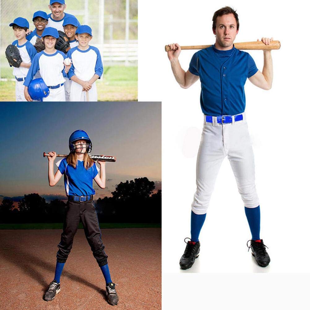 Elite Adjustable Baseball Belt & Softball Belt for Youth & Adults - Black - Perfect for Baseball, Softball Games & Training Sessions