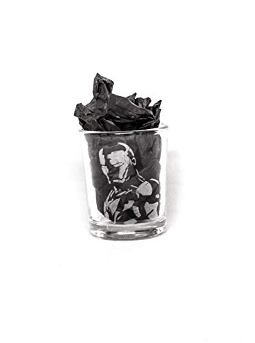 Marvel Iron Man Shot Glass & Votive Holder - Superhero Themed Drinking Cup & Candle Holder for Parties, Collectibles Display, and Home Decor