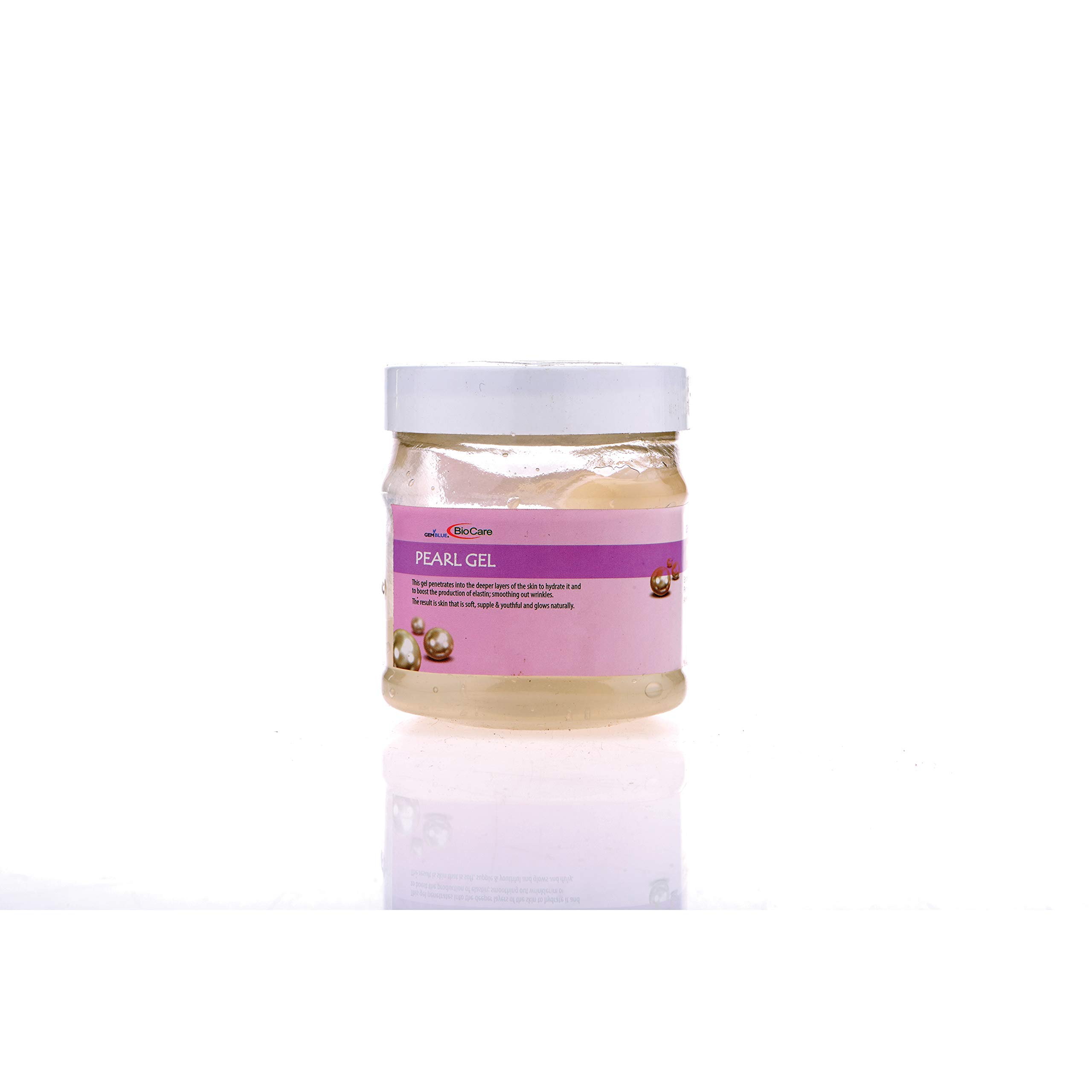 GEMBLUE BioCare Pearl Gel - 500ml Hydrating & Brightening Face & Body Gel for Glowing Skin | Perfect for Daily Skincare & Post-Sun Care