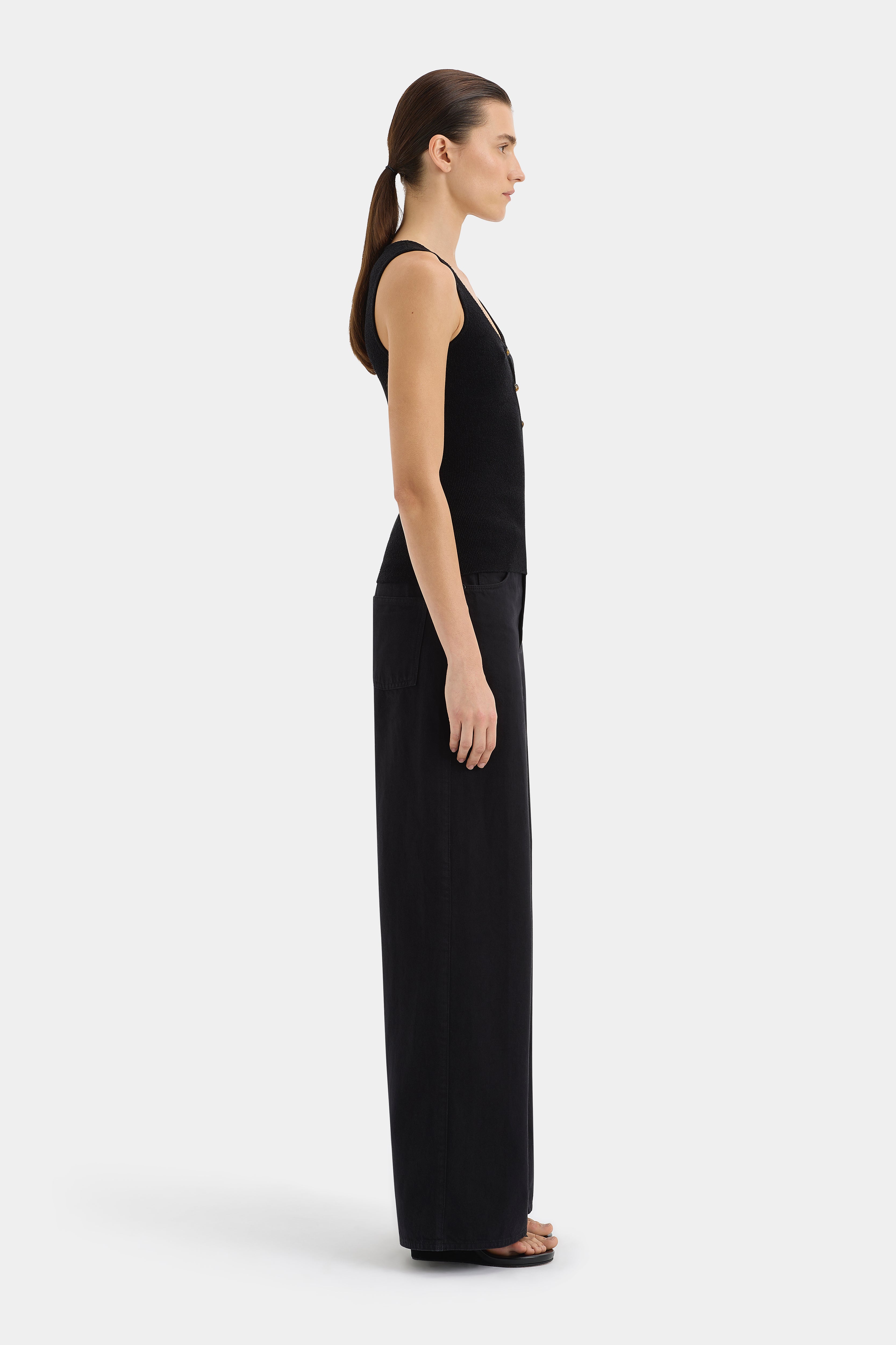 Chiara Beaded Tank Top for Women - Elegant Summer Blouse with Pearl & Bead Embellishments - Perfect for Beach, Party & Casual Wear