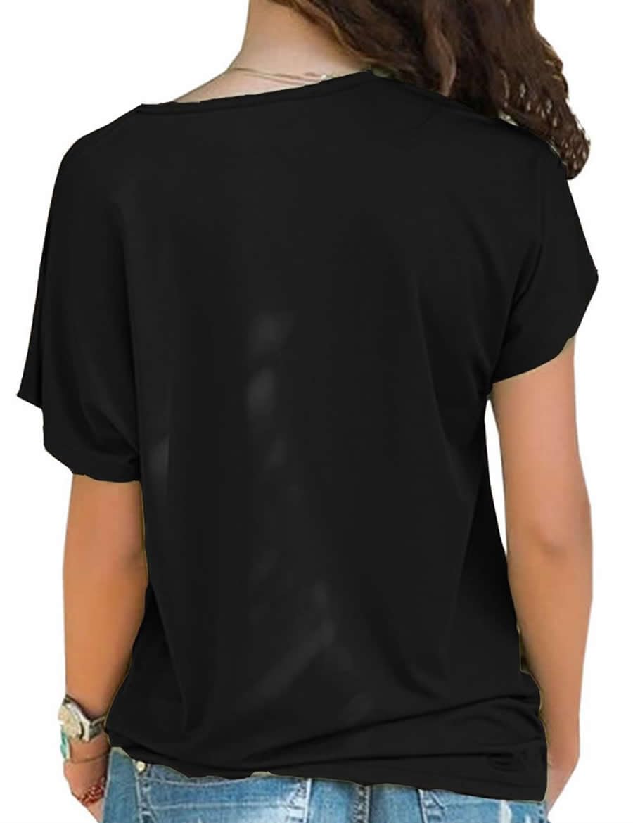 72 Print T-Shirt | 50th Birthday Gift for Women | Off Shoulder Top | Casual Wear, Party Outfit & Birthday Celebration