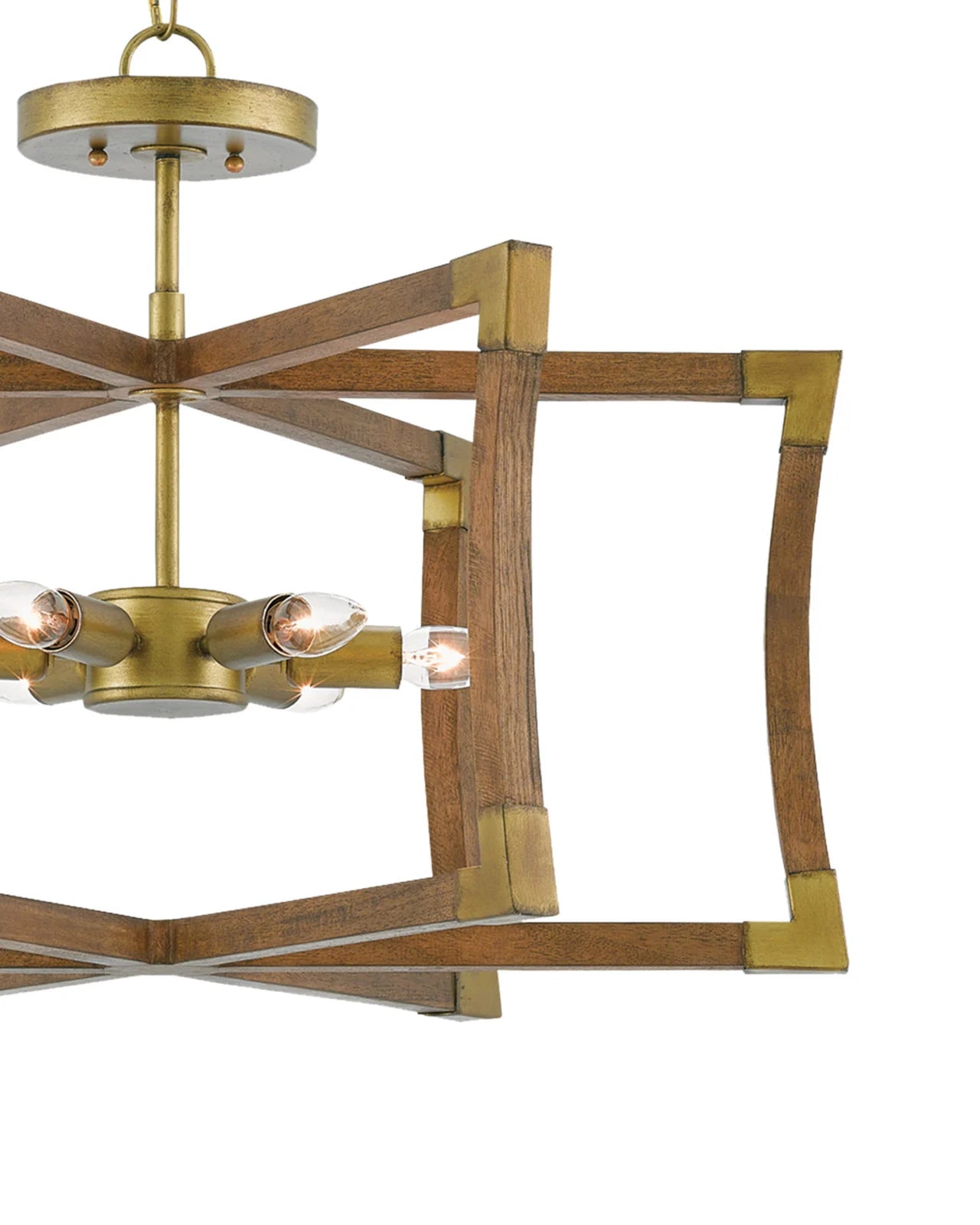Bastian Semi Flush Ceiling Light Fixture - Modern LED Lighting for Bedroom, Living Room & Hallway - Energy Efficient Home Decor
