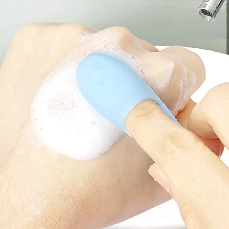 Silicone Face Scrubber Pack of 5 - Gentle Cleansing & Blackhead Removal for Skincare