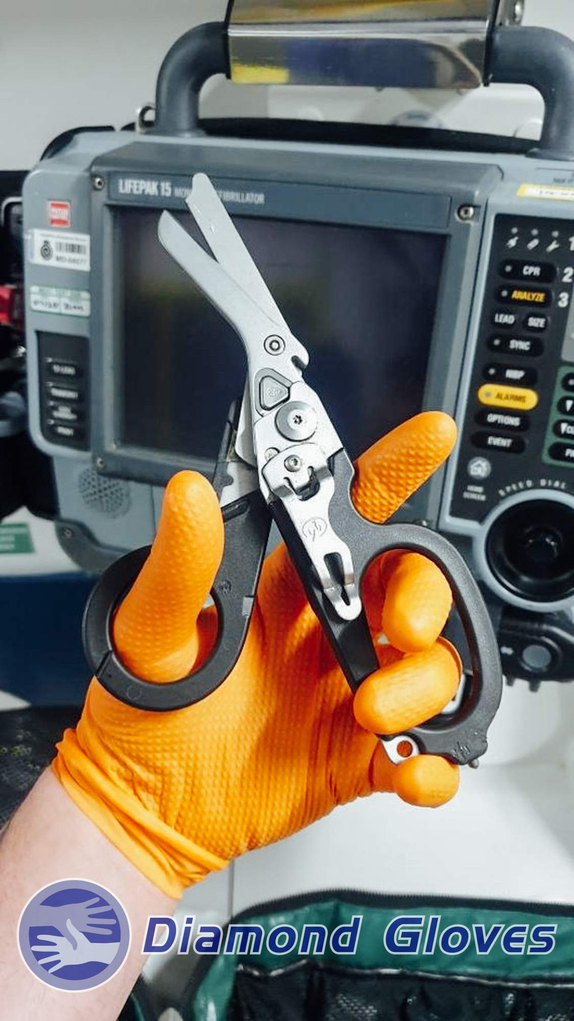 Premium Orange Nitrile Gloves - 6 Mil Heavy Duty, Powder-Free, Latex-Free - Diamond Textured Grip for Automotive, Mechanics, Food Handling, Janitorial & Cleanroom Use - Food Grade Safe - Free Shipping (X-Large) - Perfect for Workshop, Kitchen & Industrial Safety Protection