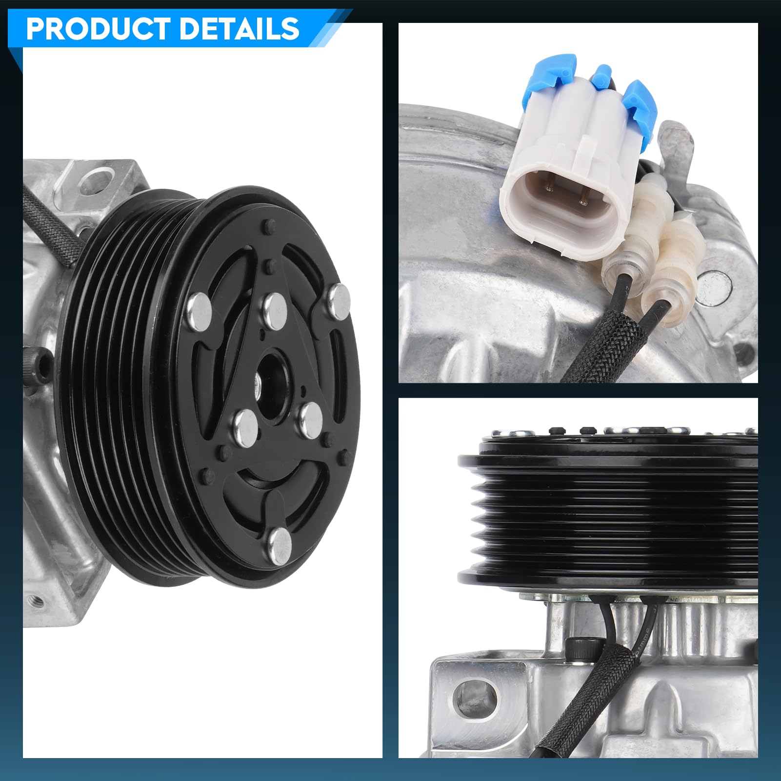A/C Air Conditioner Compressor Clutch Replacement for Chevrolet Sonic 1.8L 2013-2018 - Perfect for Summer Cooling & Auto AC Repair