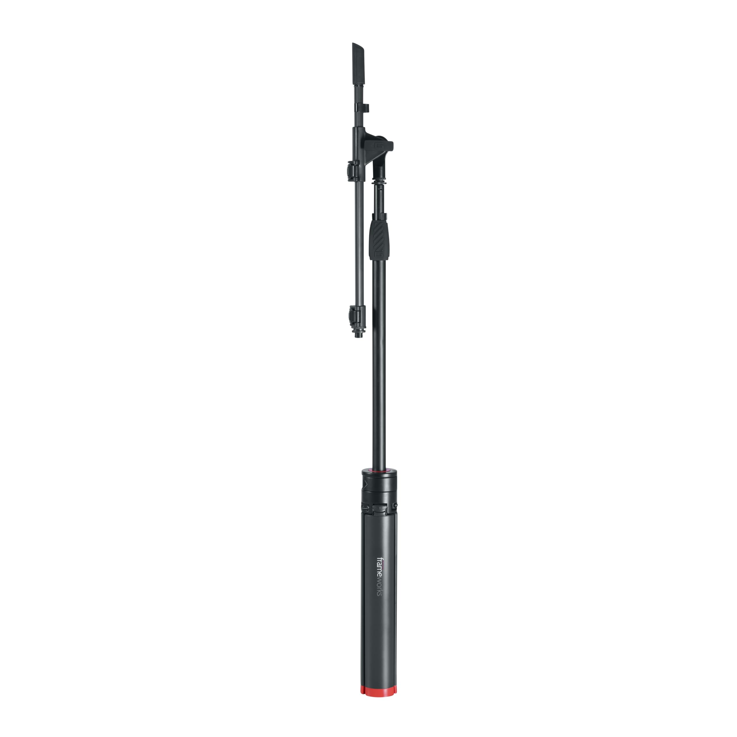 Gator Frameworks GFW-ID-MIC ID Series Adjustable Tripod Mic Stand with Boom Arm - Perfect for Podcasting, Live Streaming & Studio Recording