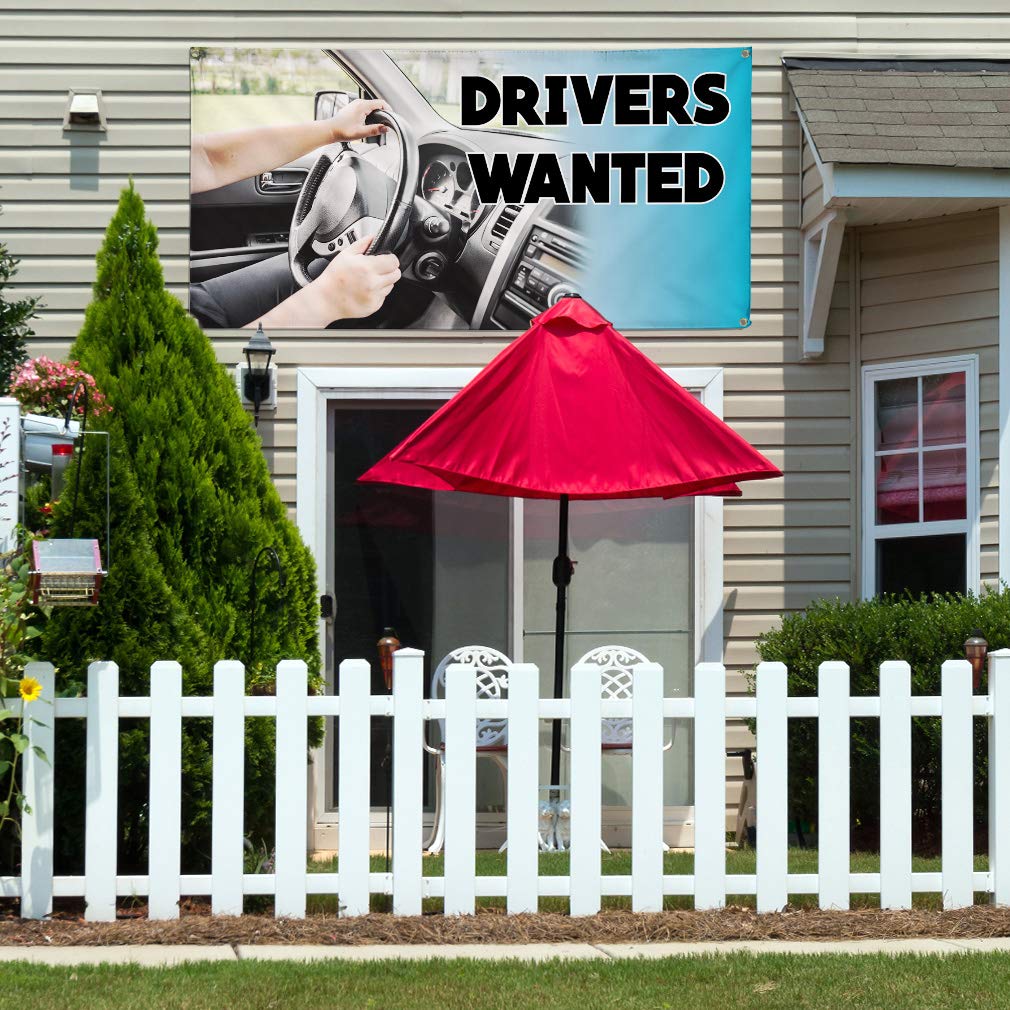 Custom Vinyl Banners 48x96 Inches - Weatherproof Outdoor Advertising Signs with 8 Grommets for Business, Yard & Industrial Use | Multiple Sizes Available - Perfect for Storefronts, Events, Construction Sites & Roadside Advertising