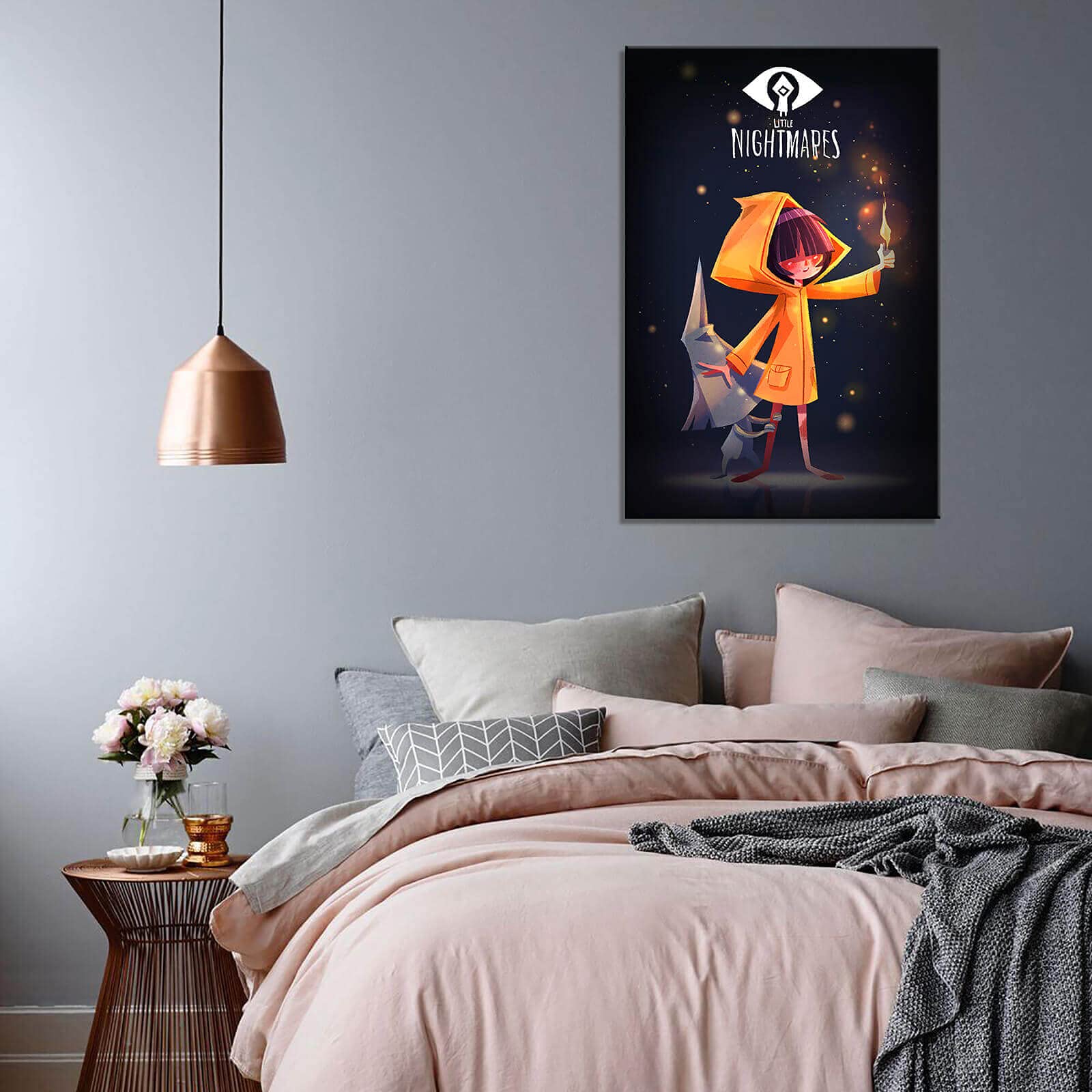 Little Nightmares 2 Canvas Art - Oil Painting Wall Decor for Home & Office - Modern Hanging Artwork for Living Room