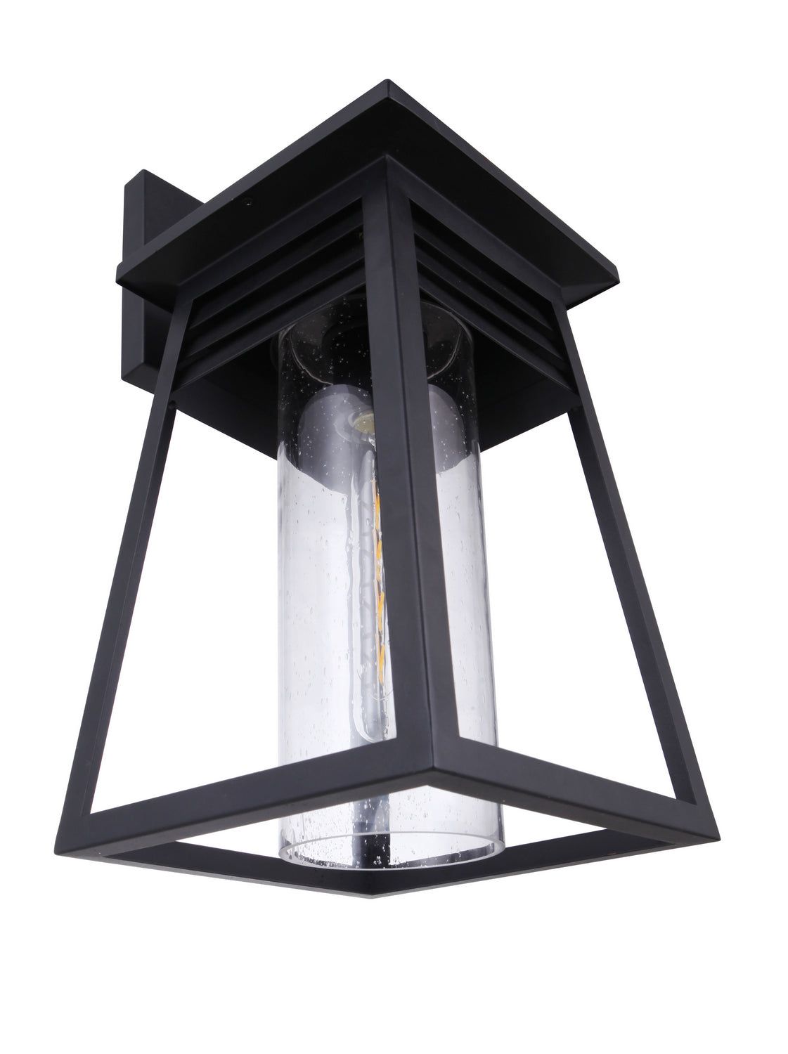 Becca Textured Black Outdoor Pendant Light - Weatherproof Hanging Fixture for Porch, Patio & Garden Lighting